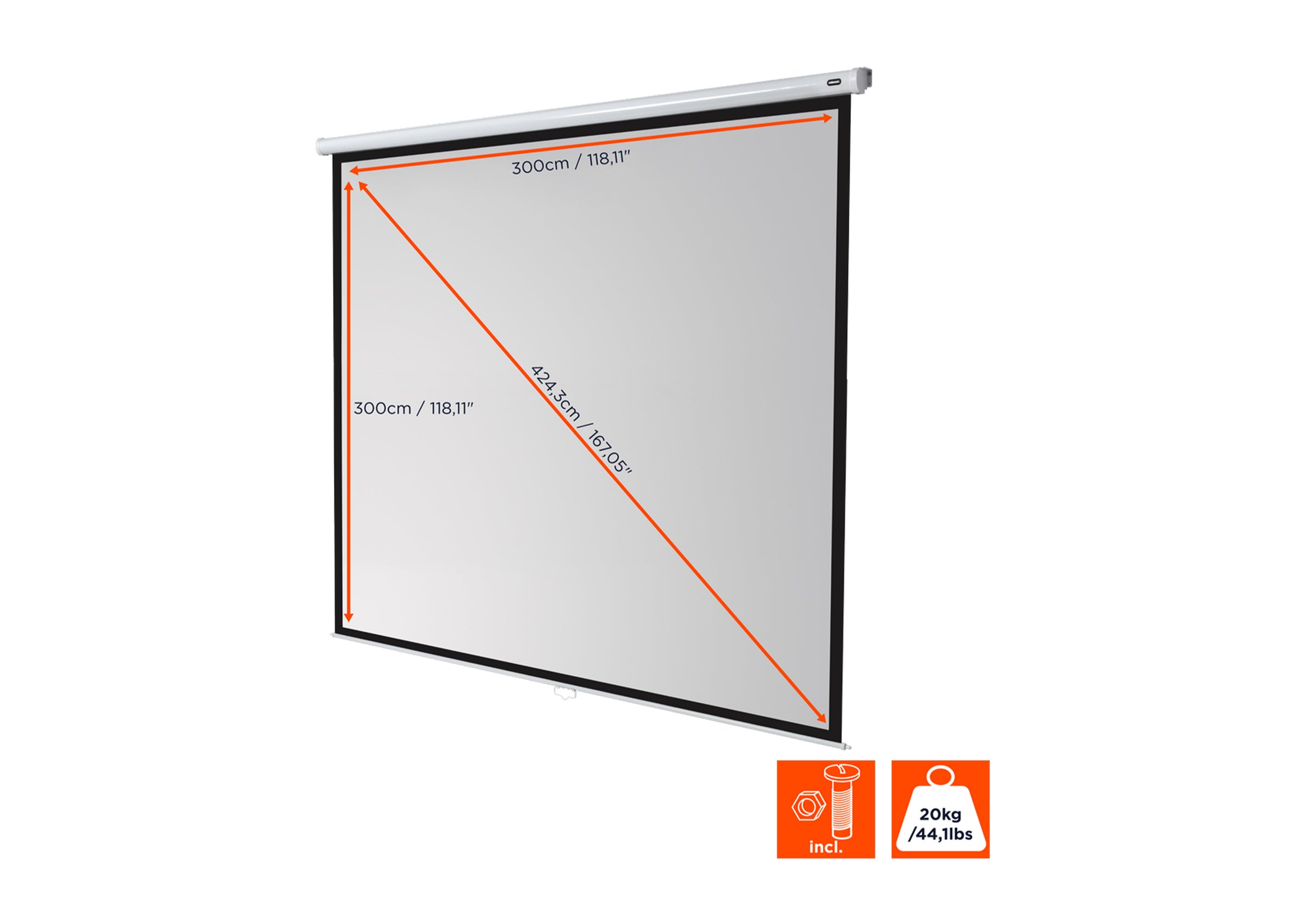 celexon Projector screen Manual Economy