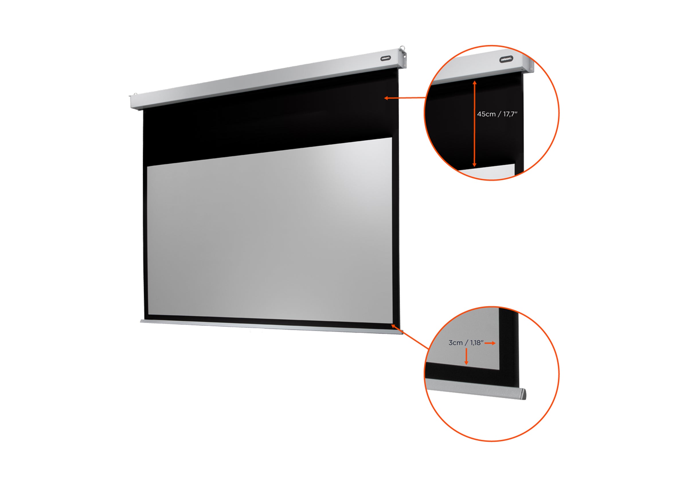 celexon Projector Screen Electric Professional Plus