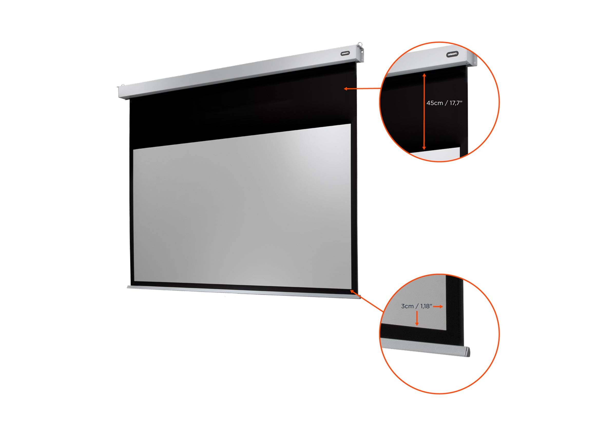 celexon Projector Screen Electric Professional Plus