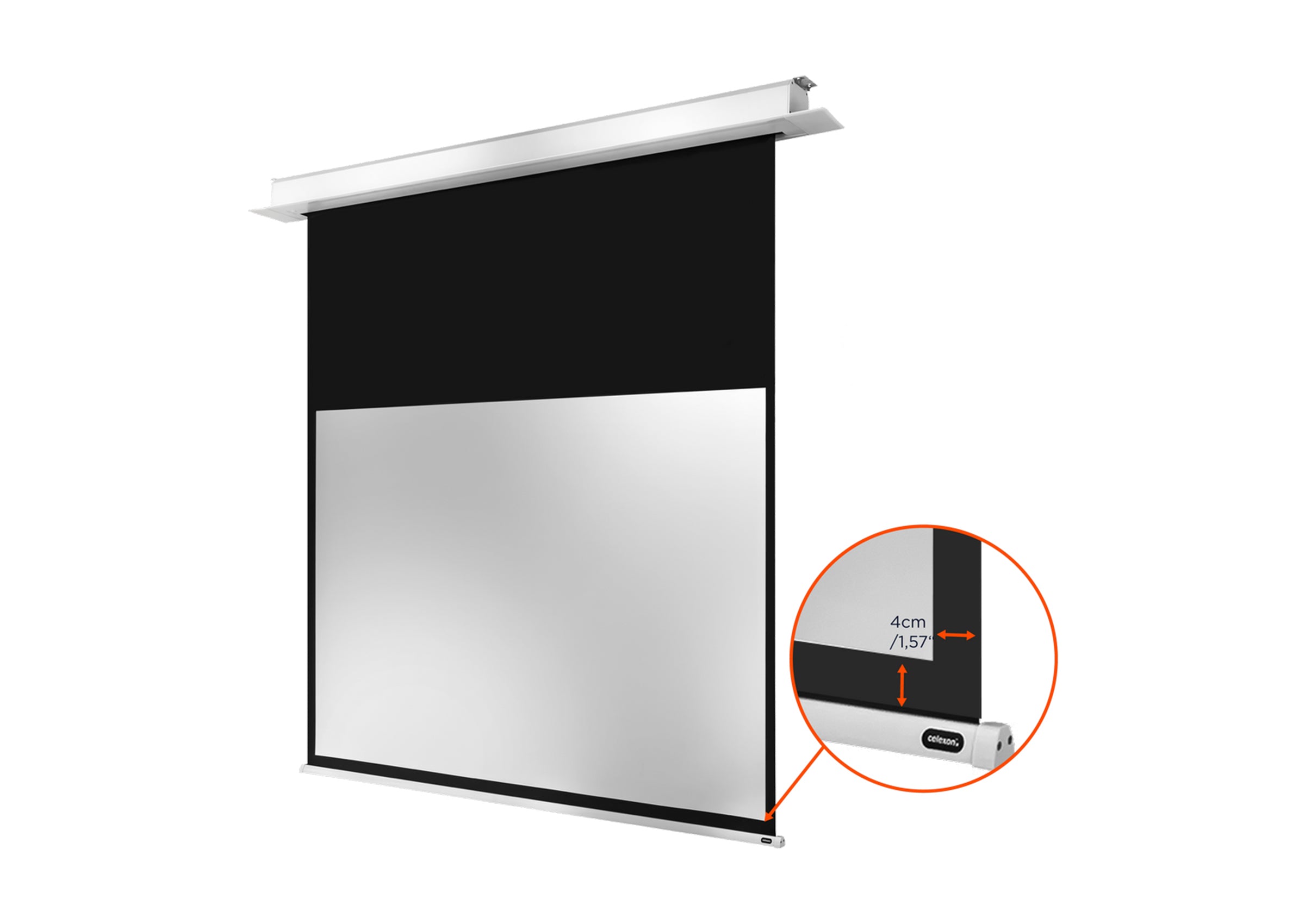 celexon Ceiling Recessed Electric Professional Plus Projector Screen