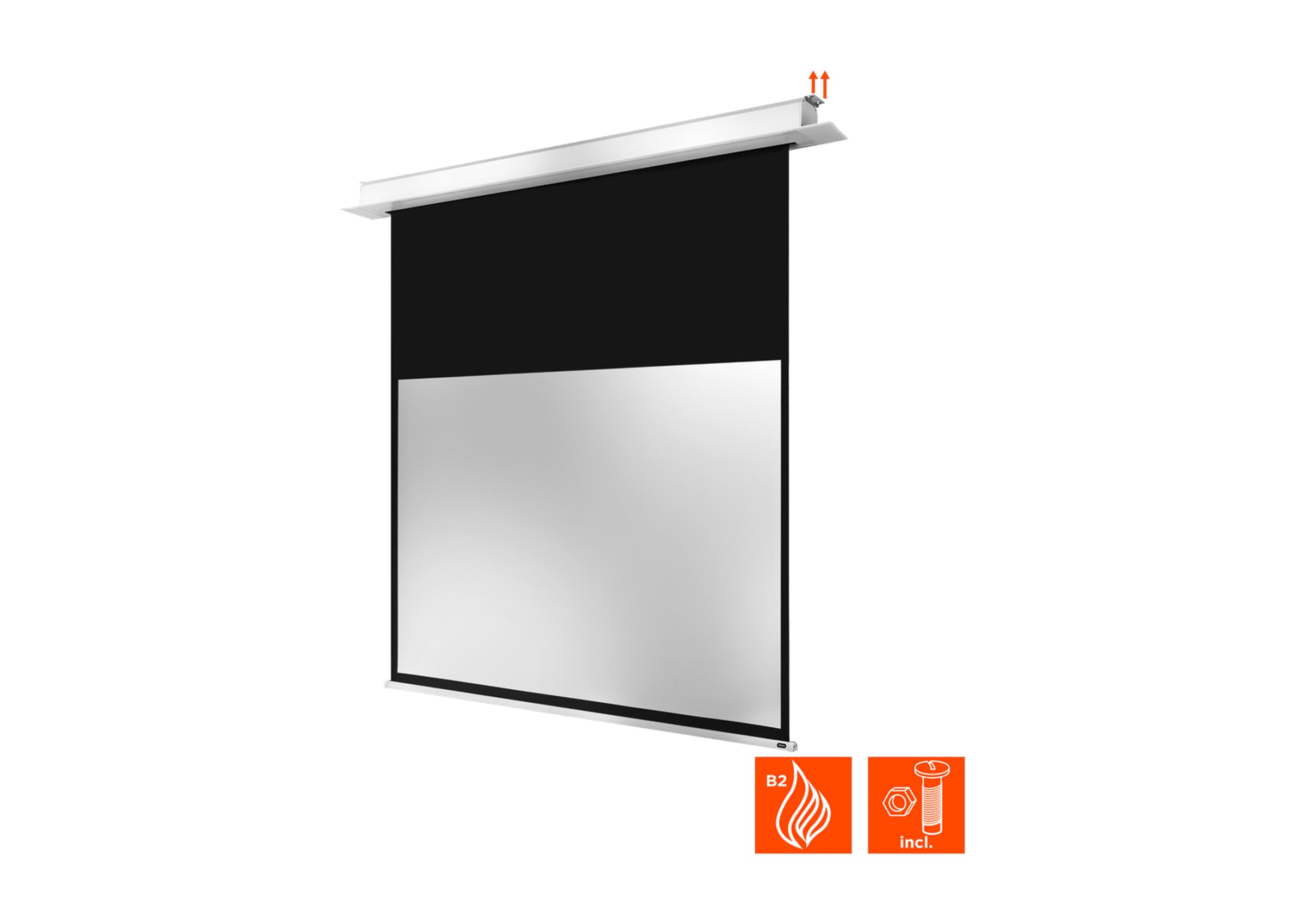 celexon Ceiling Recessed Electric Professional Plus Projector Screen