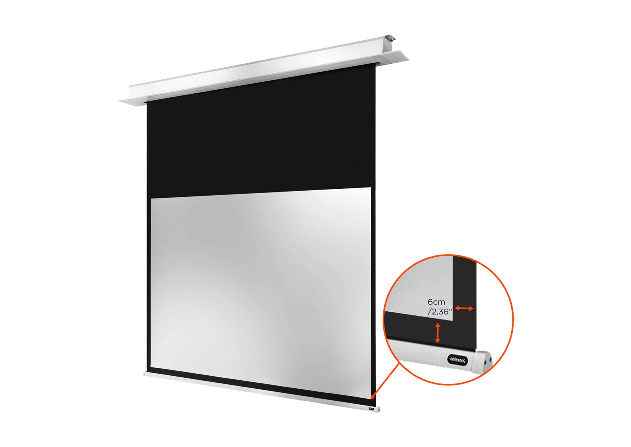 celexon Ceiling Recessed Electric Professional Plus Projector Screen