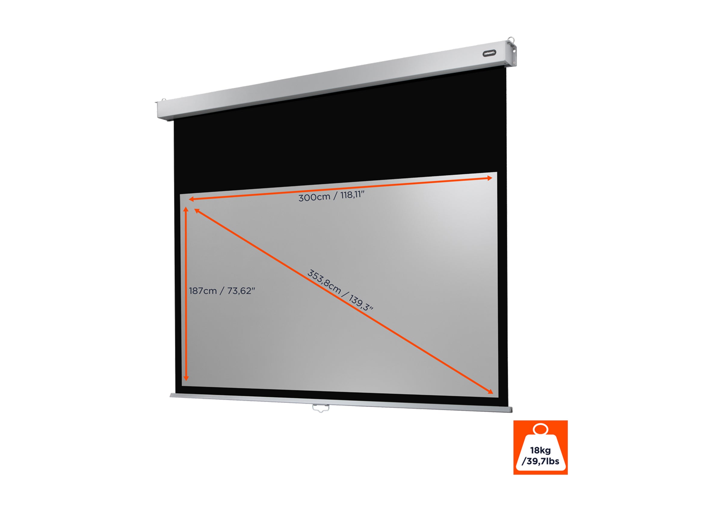 celexon Projector Screen Manual Professional Plus