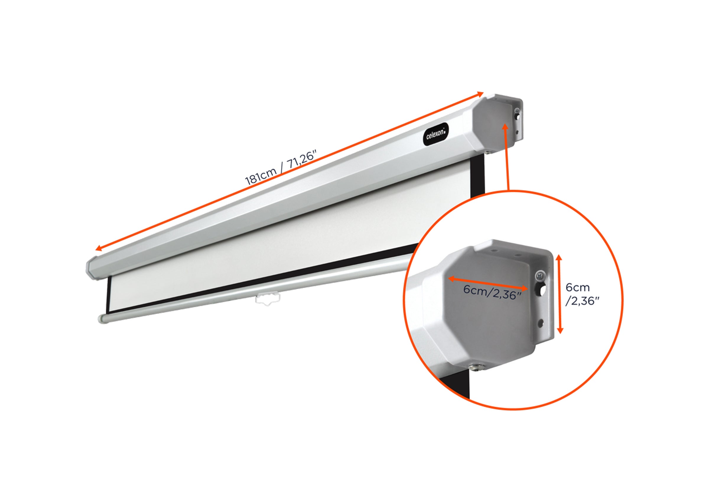 celexon Projector screen Manual Economy