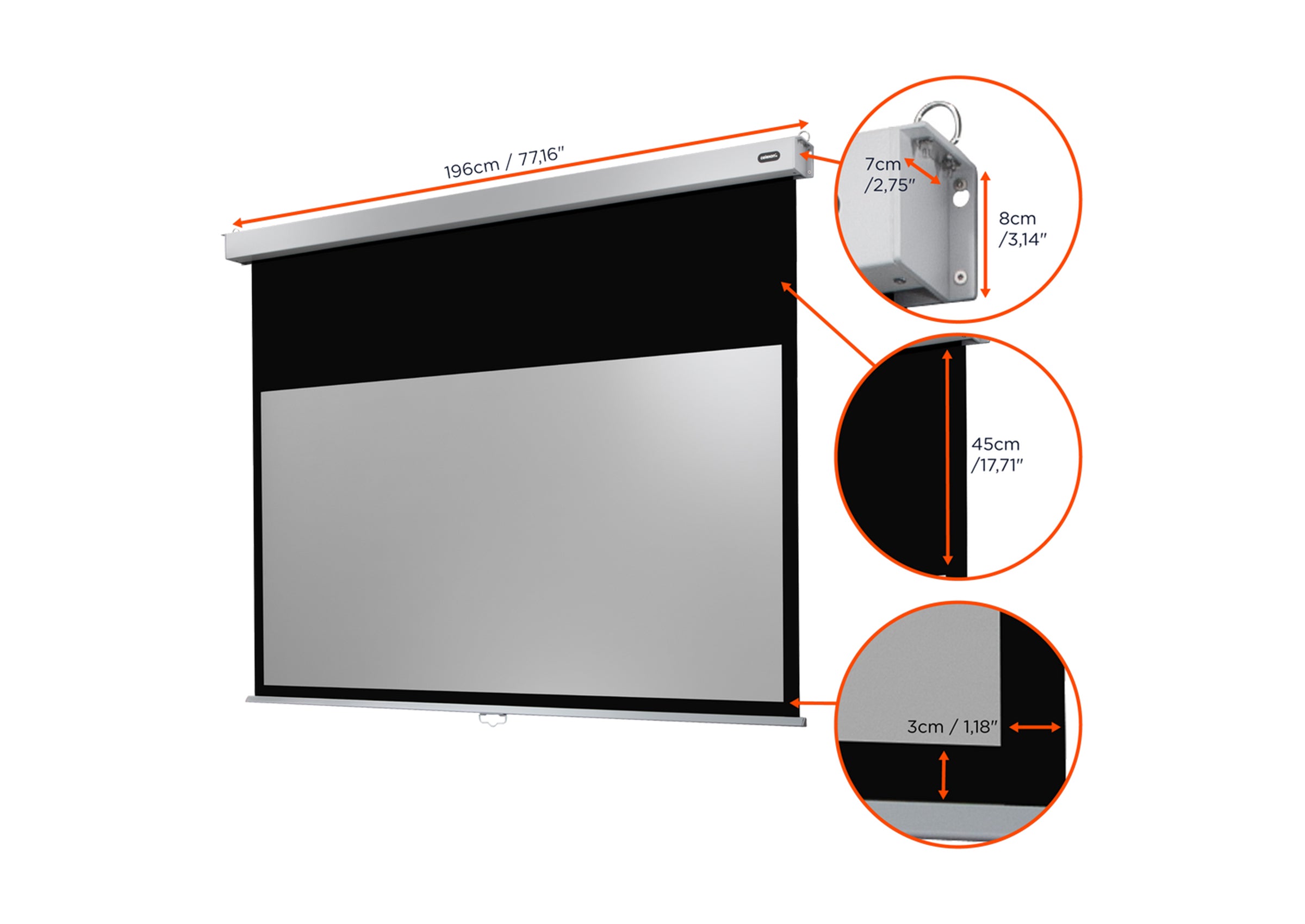 celexon Projector Screen Manual Professional Plus