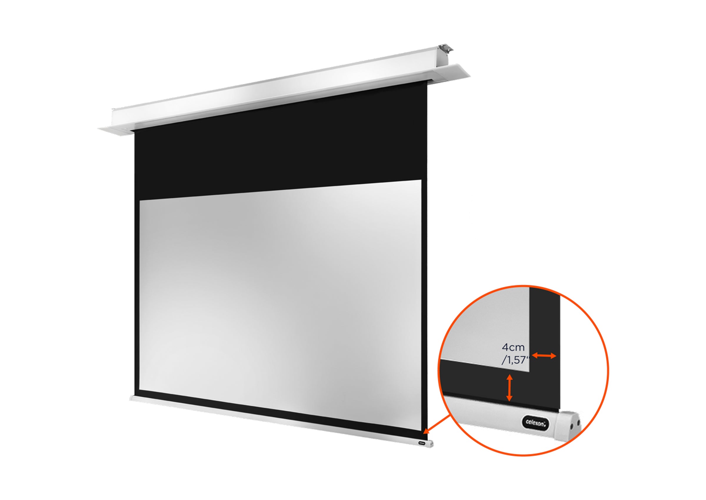 celexon Ceiling Recessed Electric Professional Plus Projector Screen