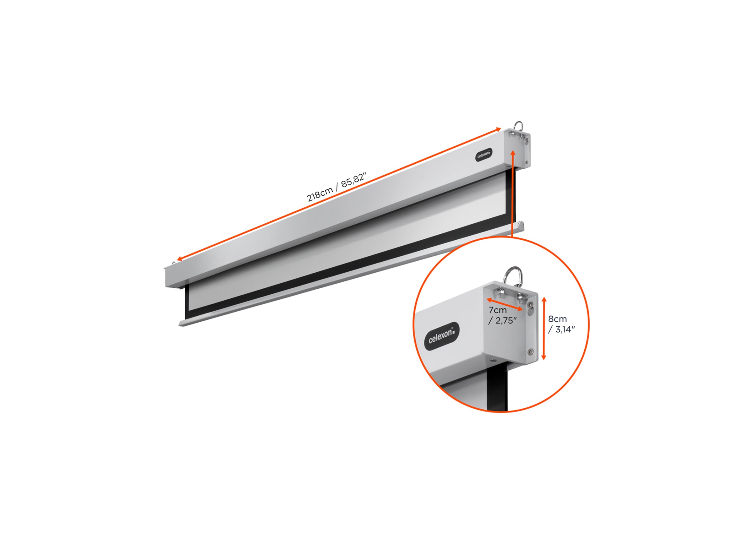 celexon Leinwand Motor Professional Plus