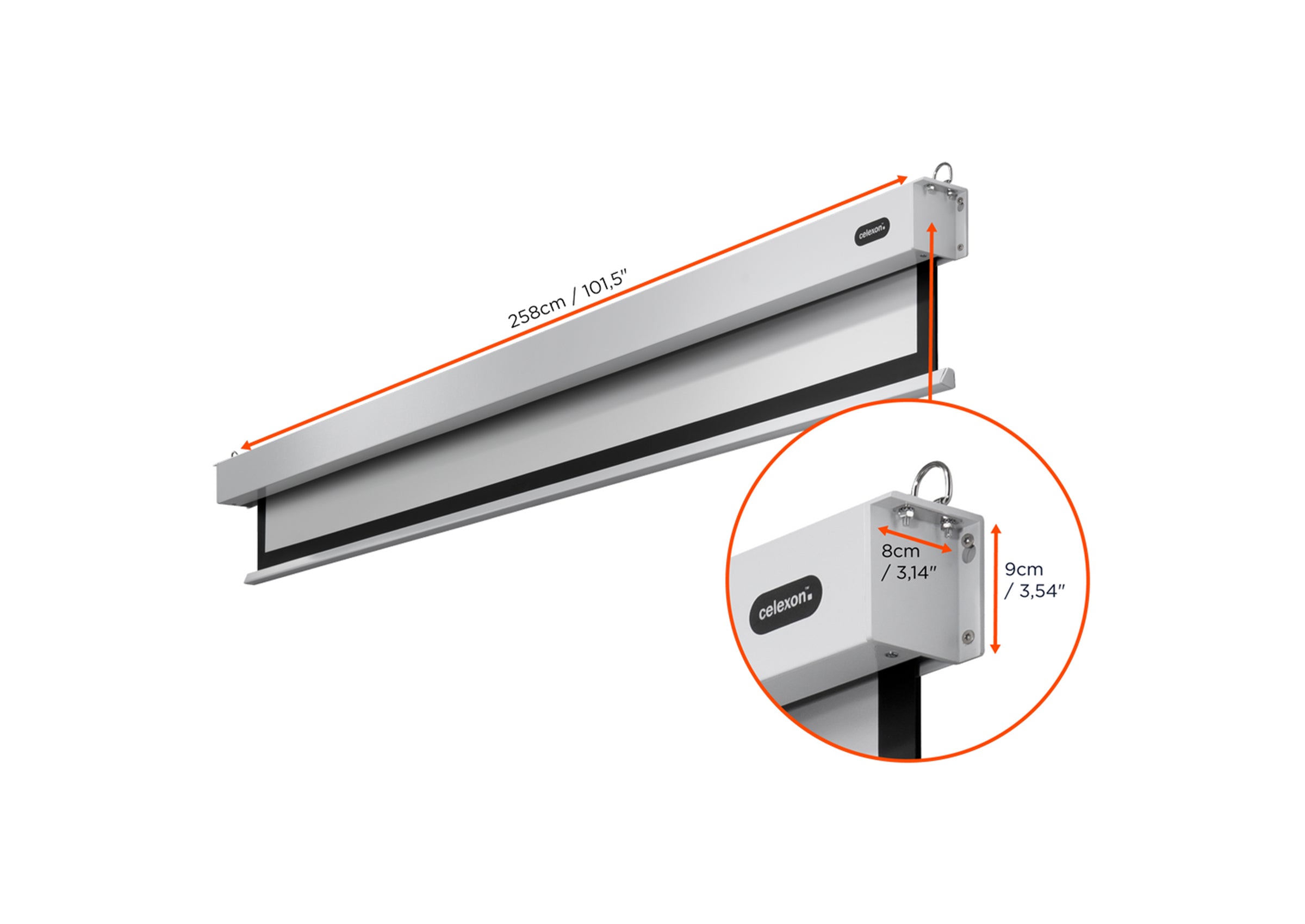 celexon Leinwand Motor Professional Plus