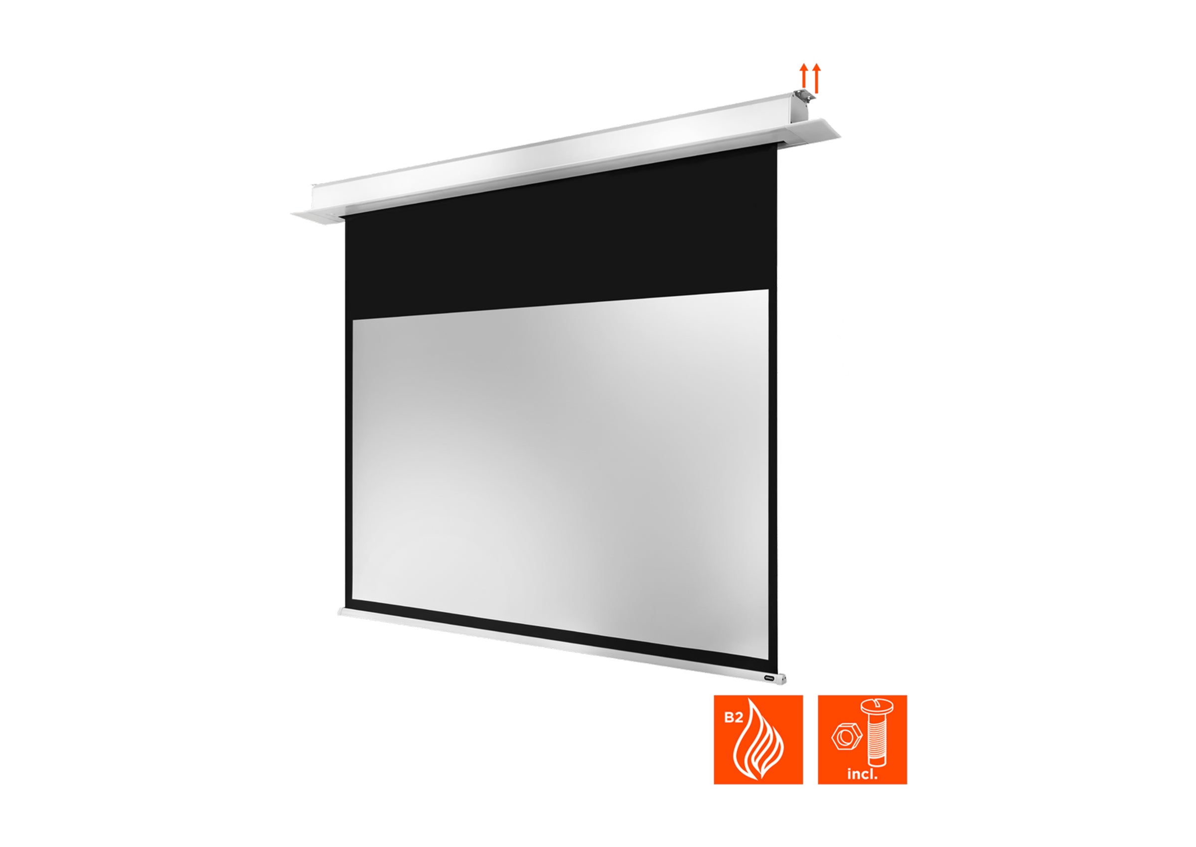 celexon Ceiling Recessed Electric Professional Plus Projector Screen