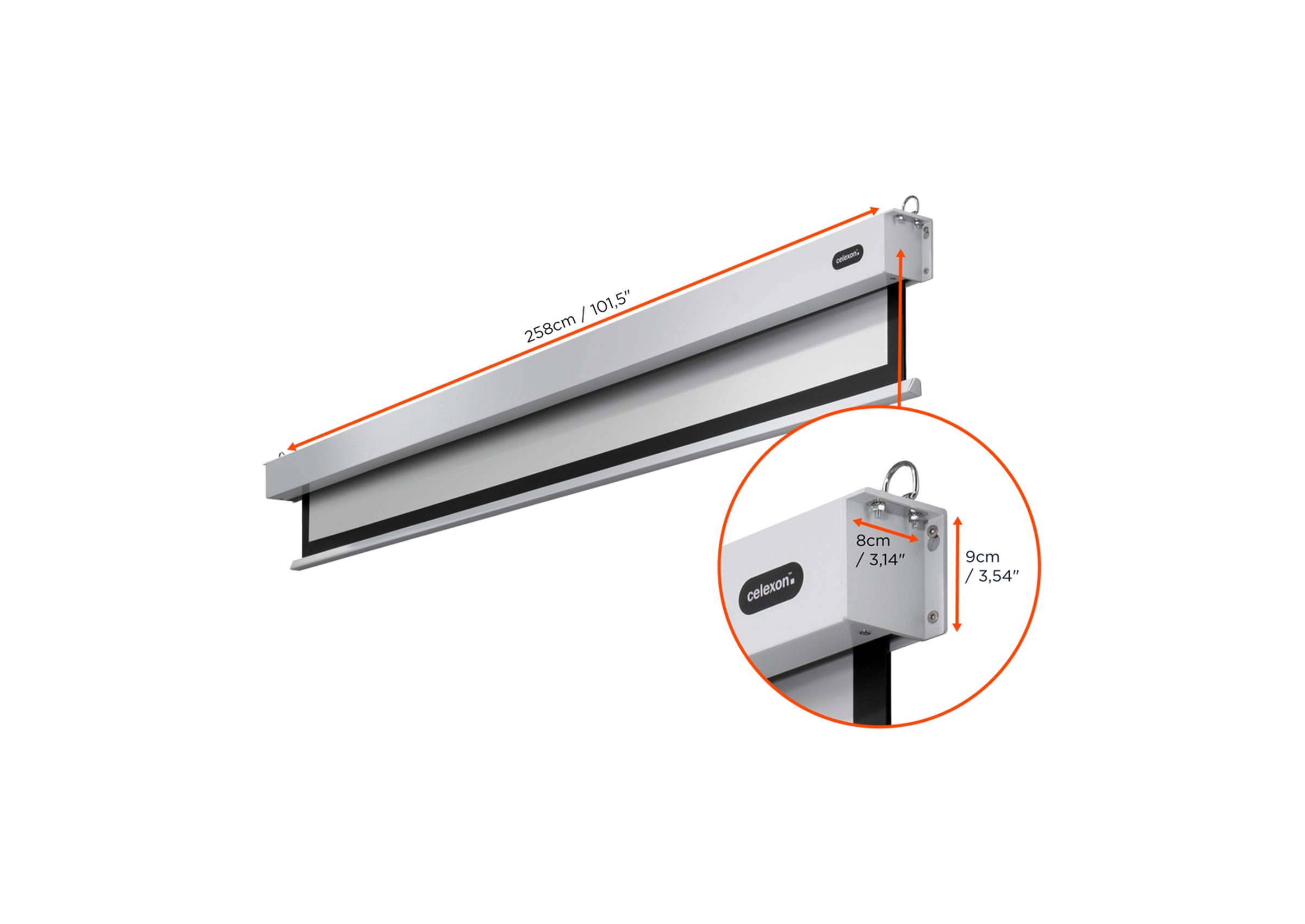 celexon Leinwand Motor Professional Plus
