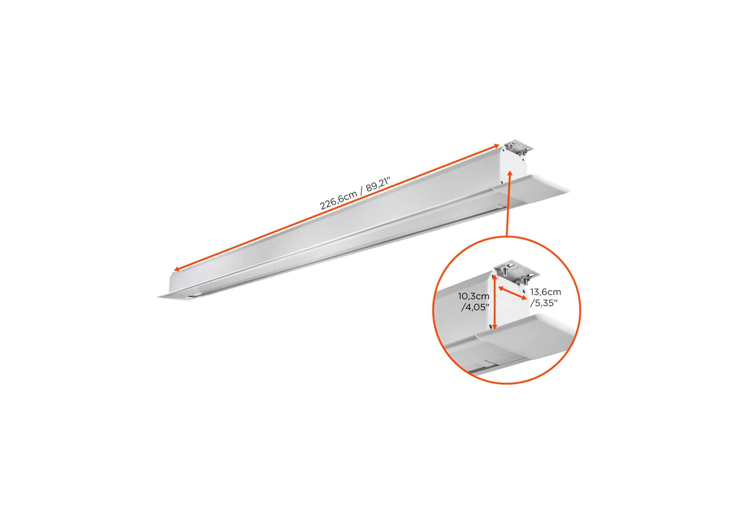 celexon Deckeneinbauleinwand Motor Professional Plus