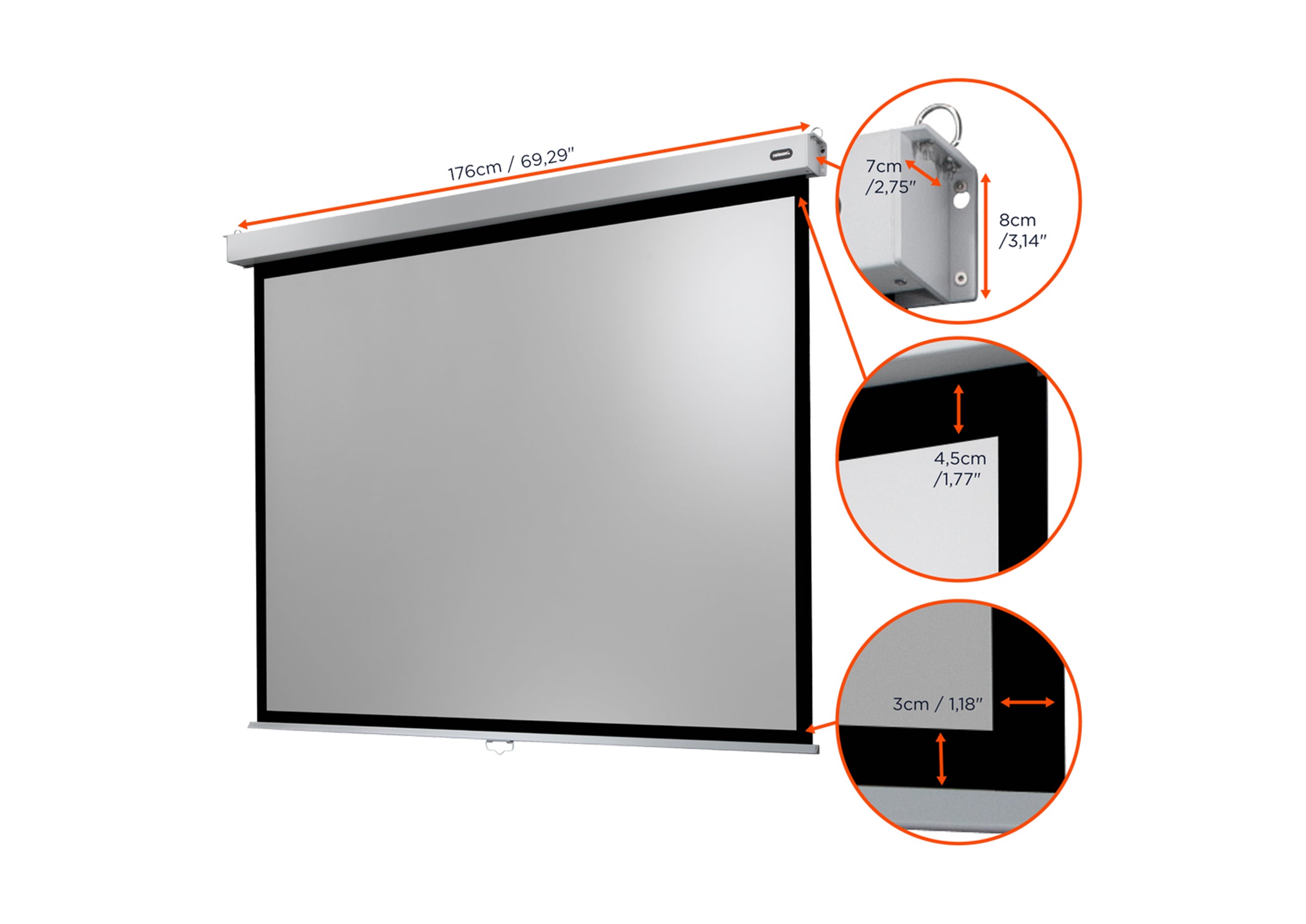 celexon Projector Screen Manual Professional Plus