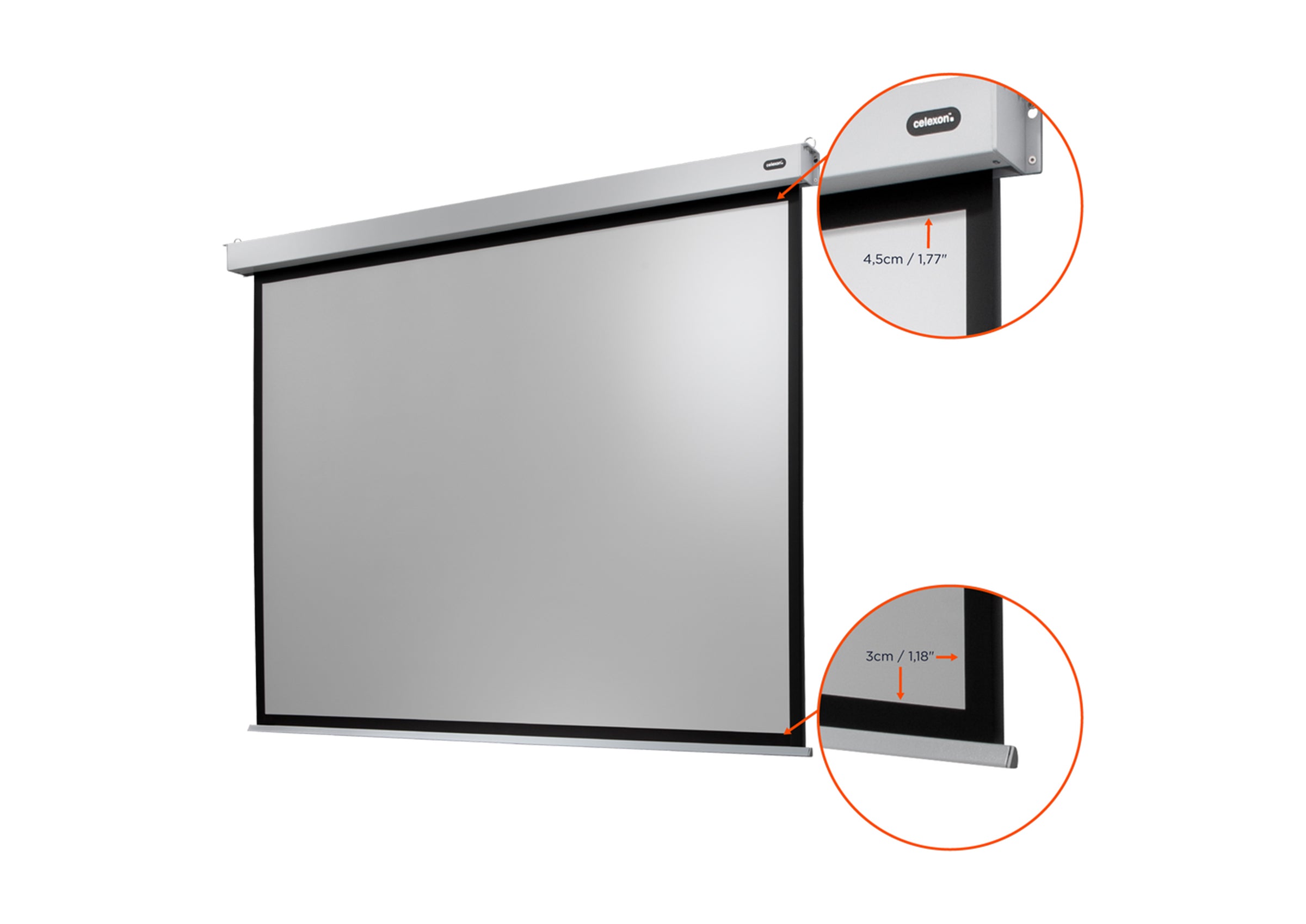 celexon Projector Screen Electric Professional Plus