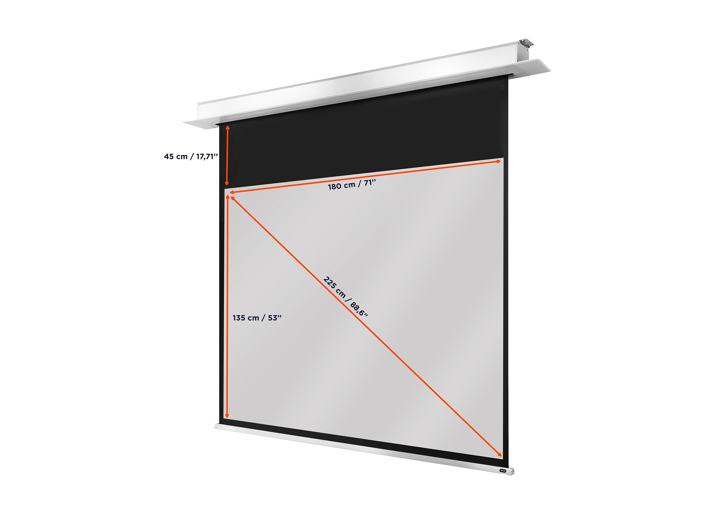 celexon Ceiling Recessed Electric Professional Plus Projector Screen