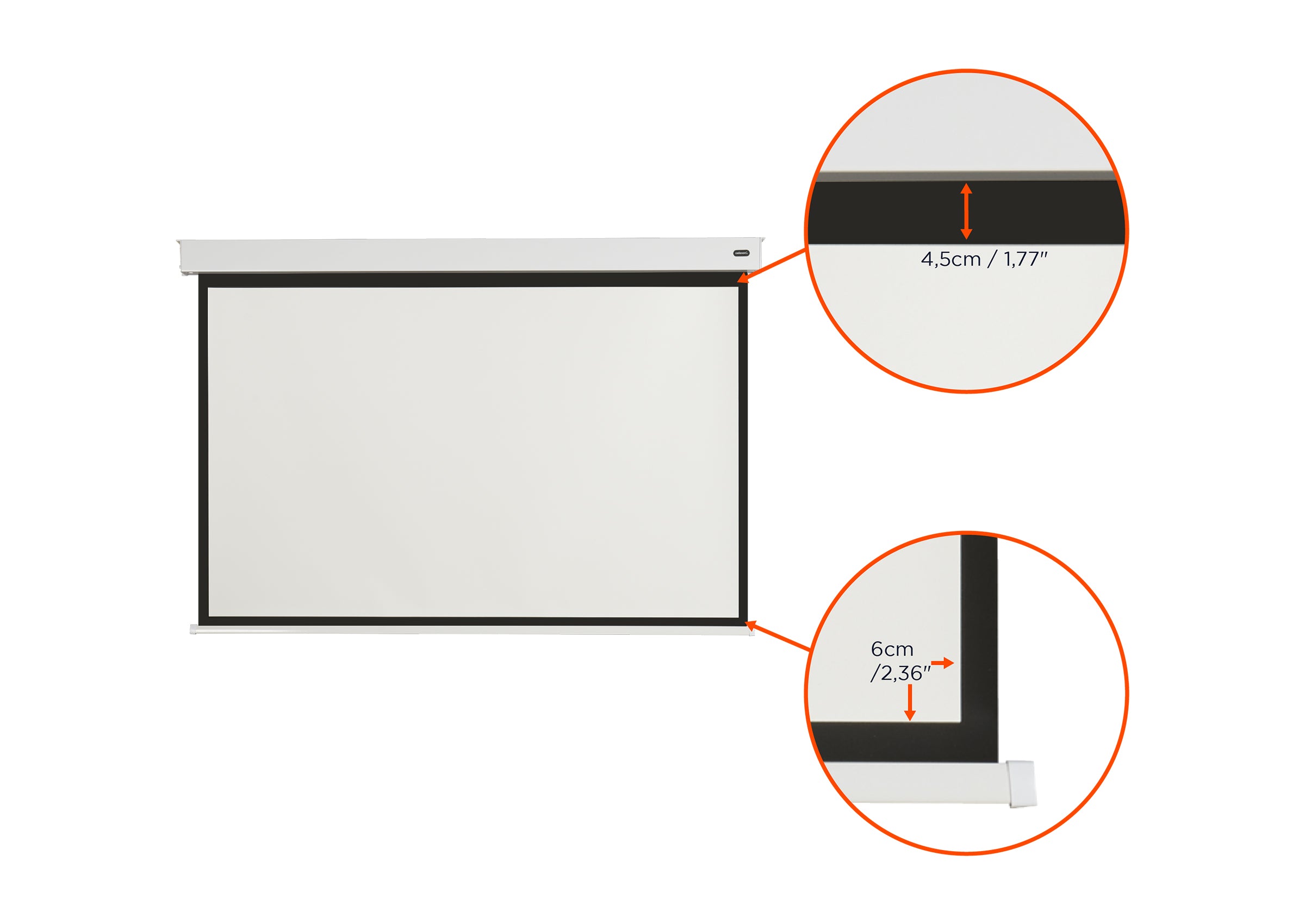 celexon Electric Professional Plus V2.0 Battery Projector Screen