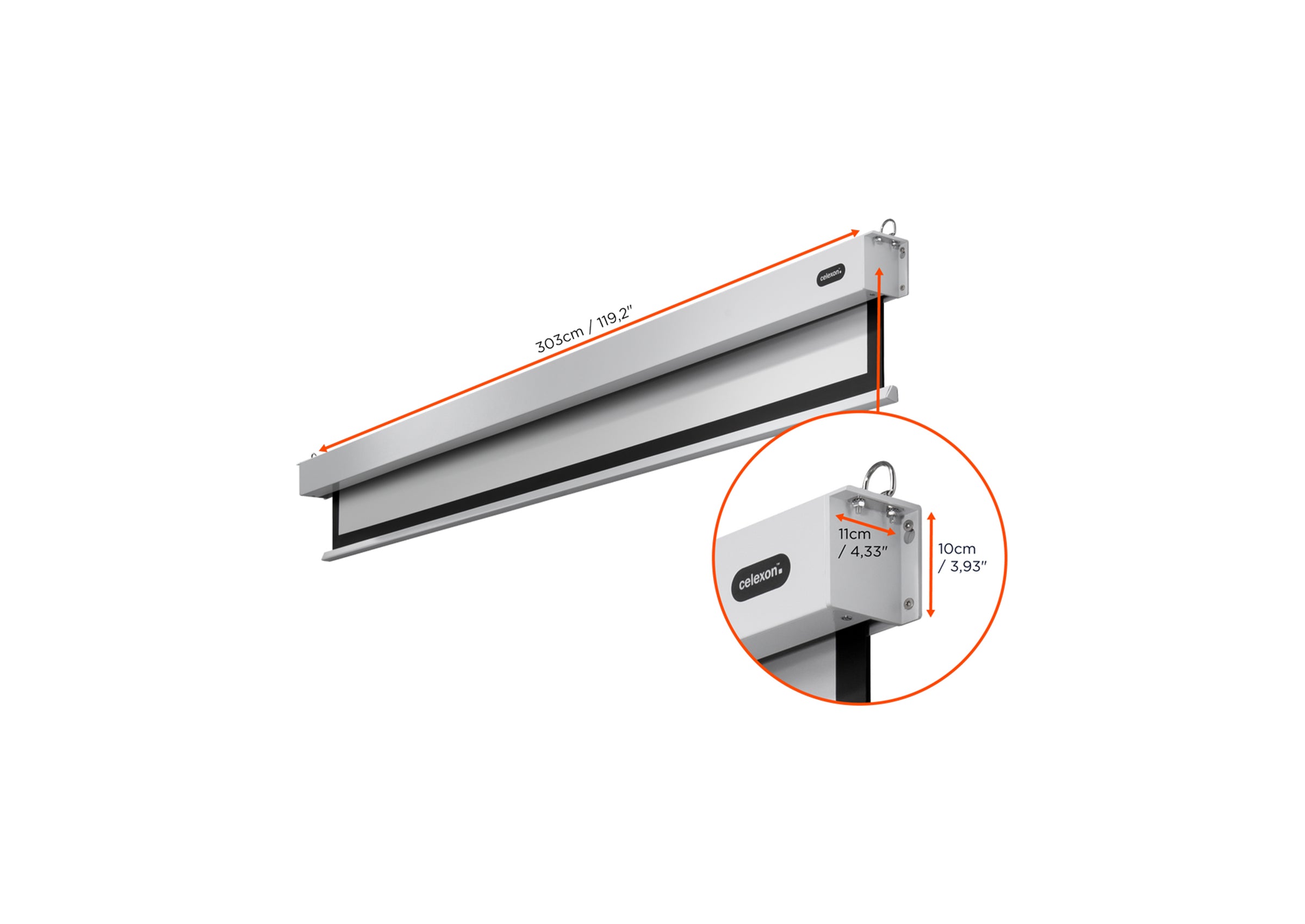 celexon Leinwand Motor Professional Plus