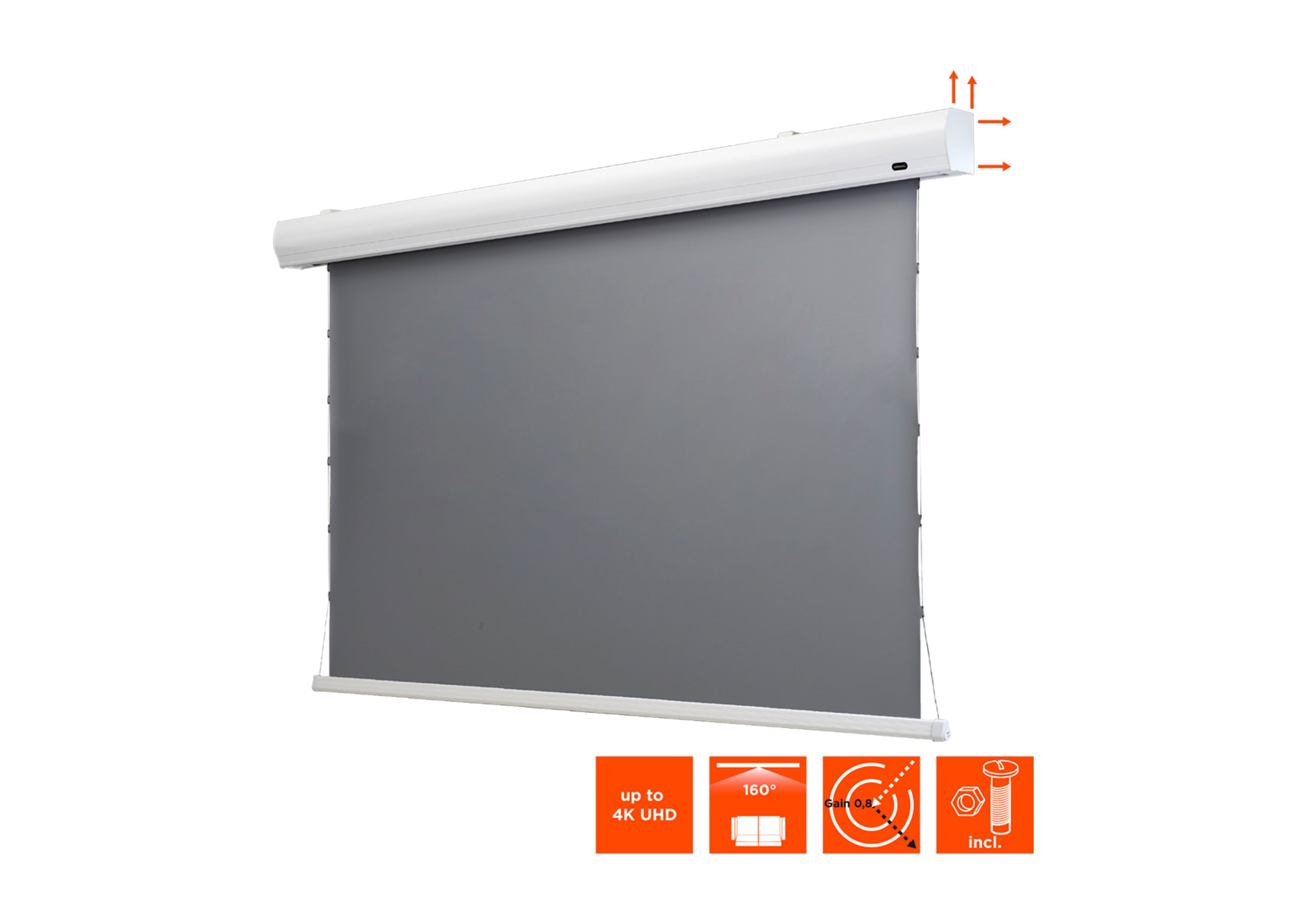 celexon HomeCinema Hochkontrastleinwand Tension - Dynamic Slate ALR
