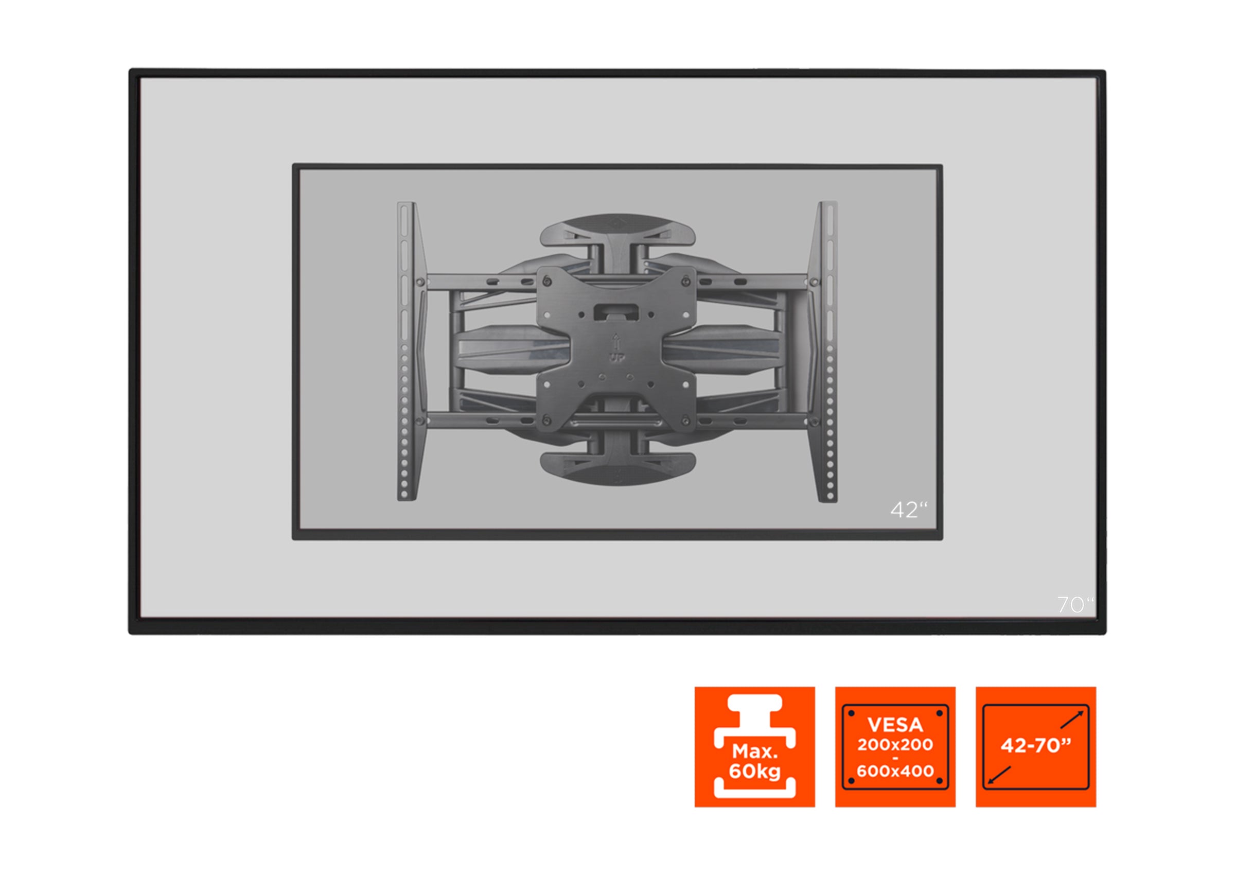 celexon TV/Display wall mount Adjust-SRT70460