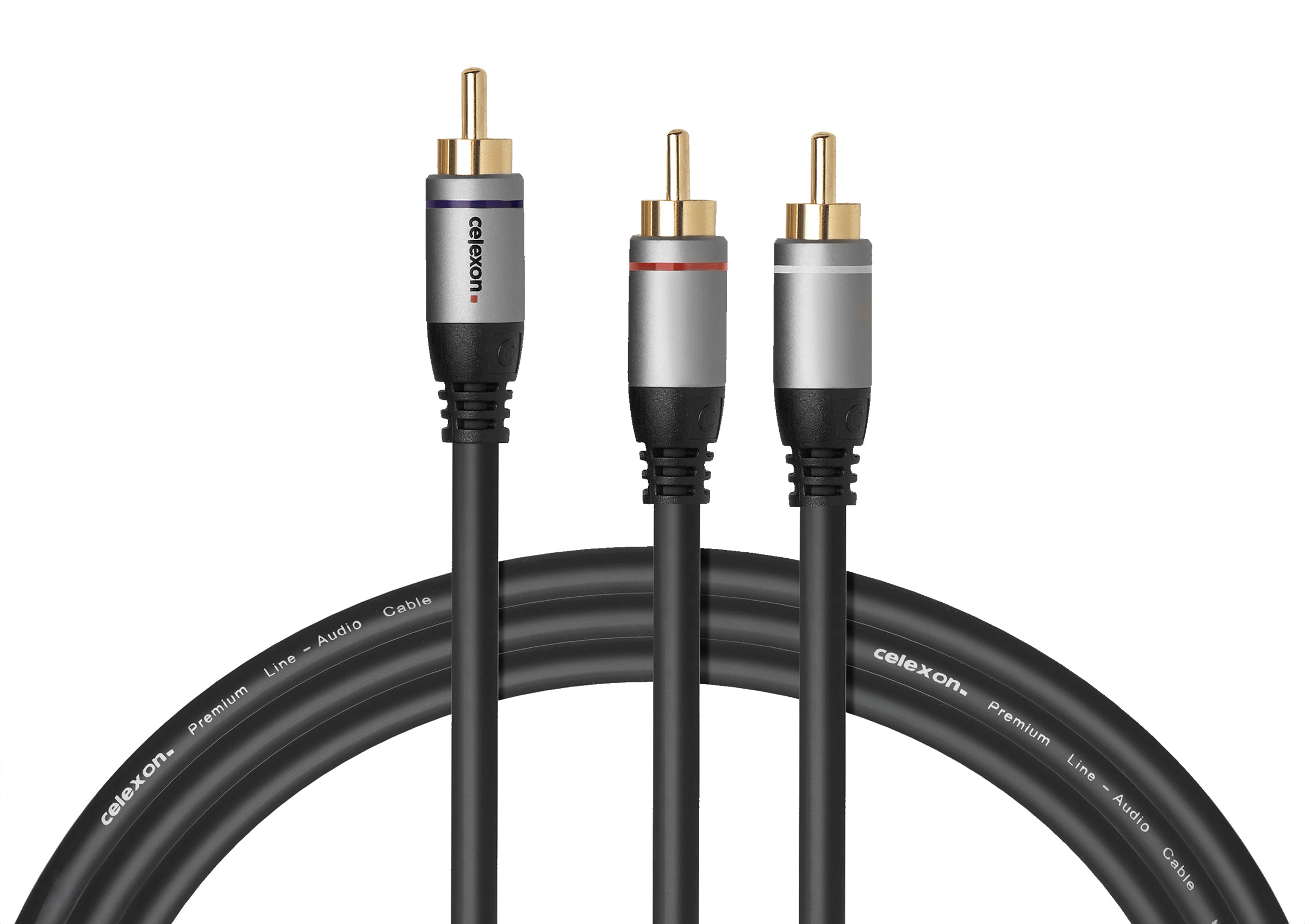 celexon Cinch to 2x Cinch audio cable - Professional Line