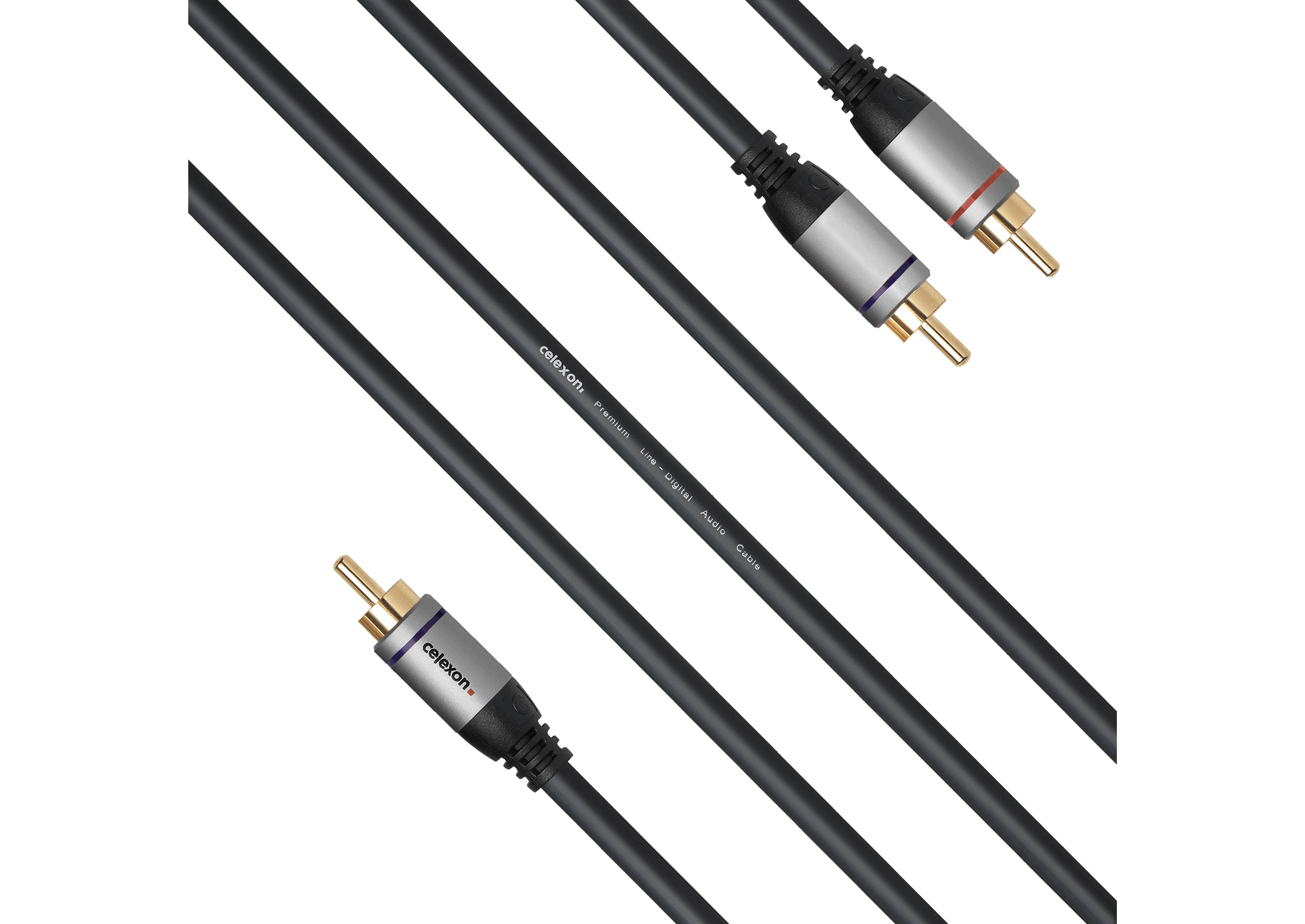 celexon Cinch to 2x Cinch audio cable - Professional Line