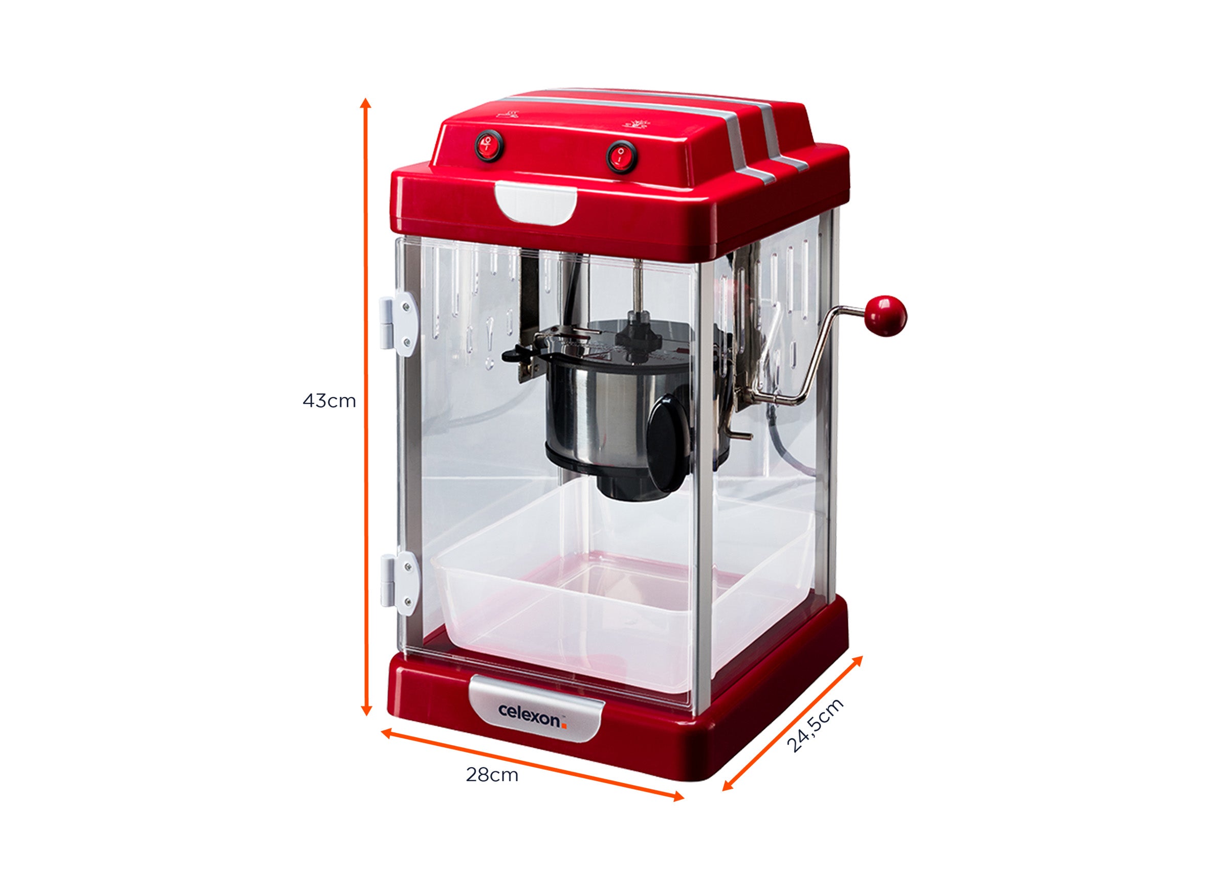 celexon CinePop CP1000 maszyna do popcornu z olejem