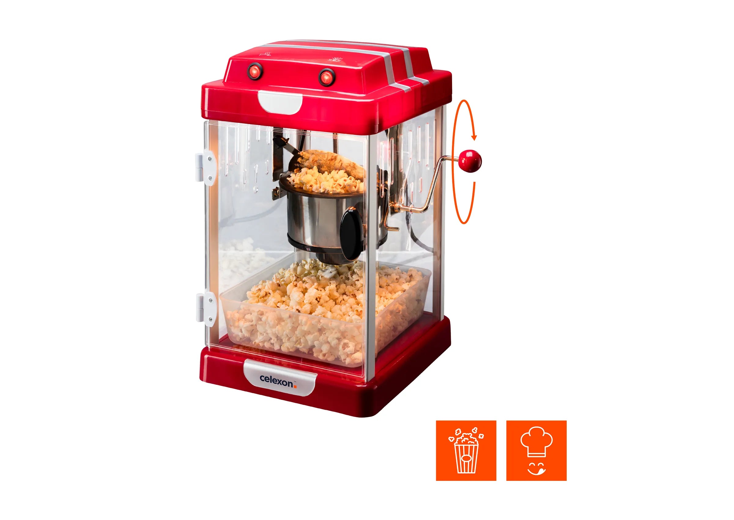 celexon CinePop CP1000 maszyna do popcornu z olejem