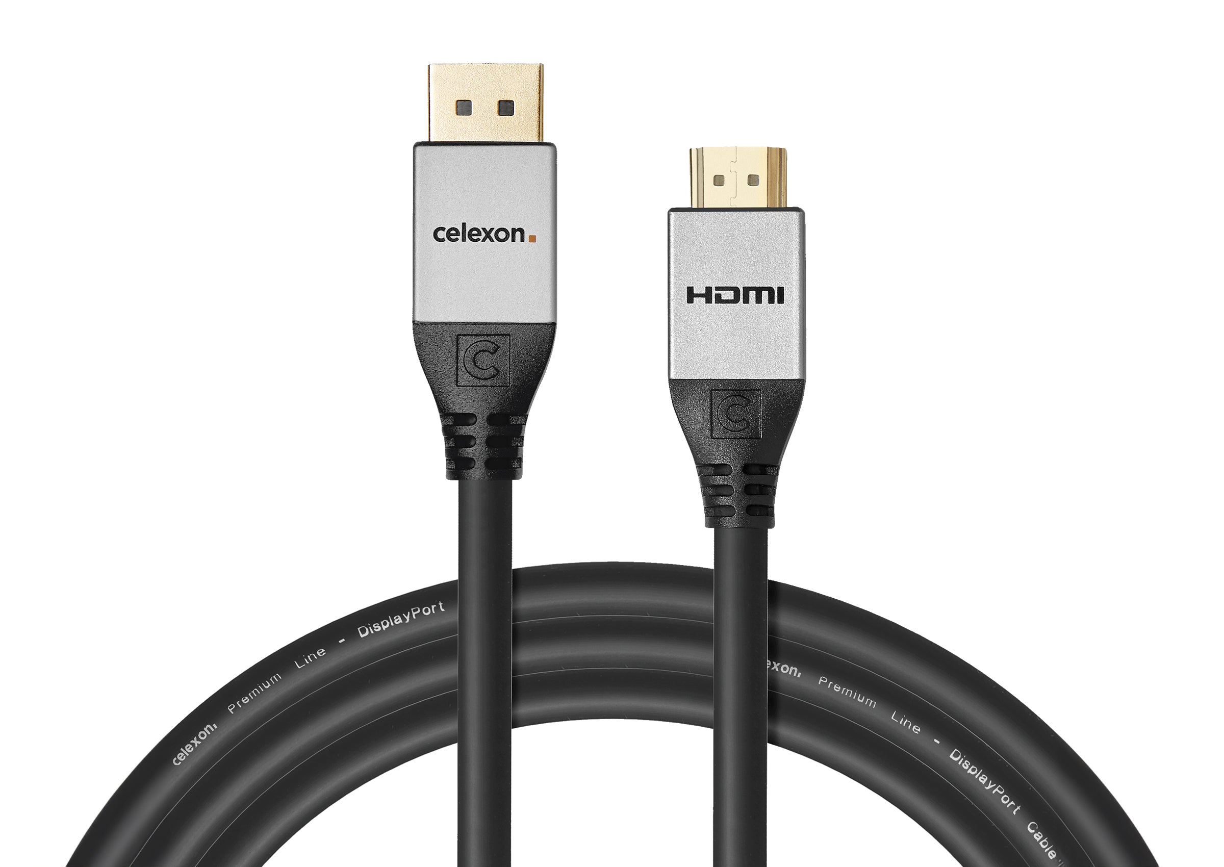 celexon DisplayPort to HDMI Cable 4K - Professional Line