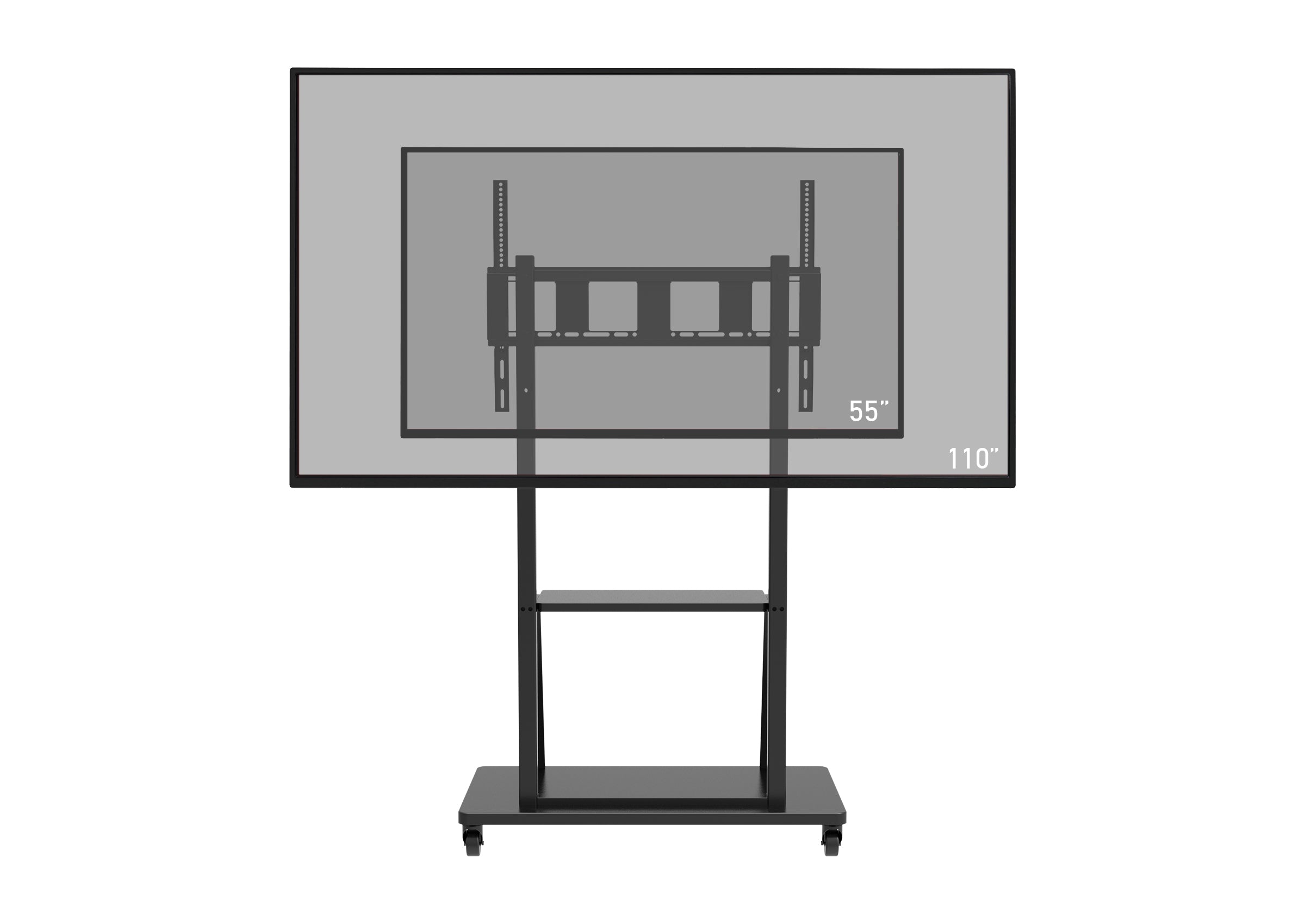 celexon Economy height-adjustable display trolley Adjust-55110MP