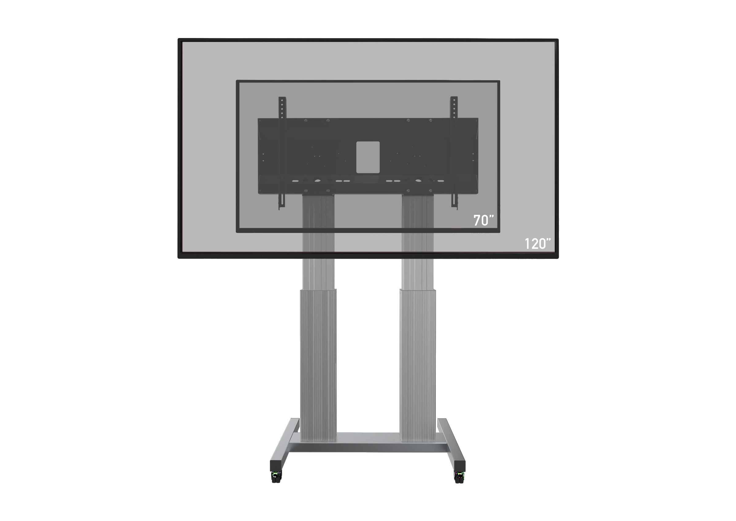 celexon Expert electric height adjustable display trolley Adjust-70120MS- 50cm