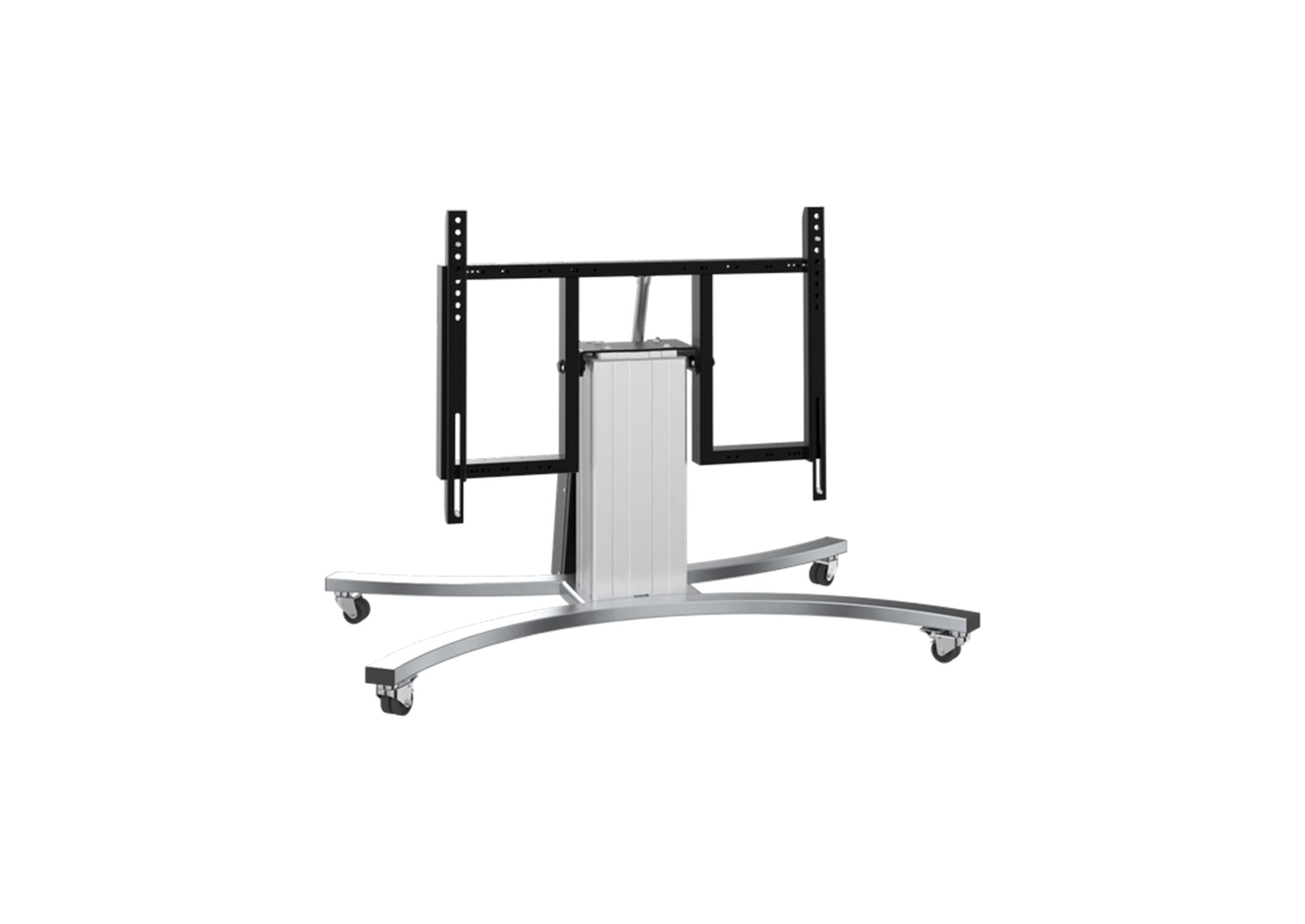 celexon Expert electrically height-adjustable display trolley Adjust-VS with tilt function