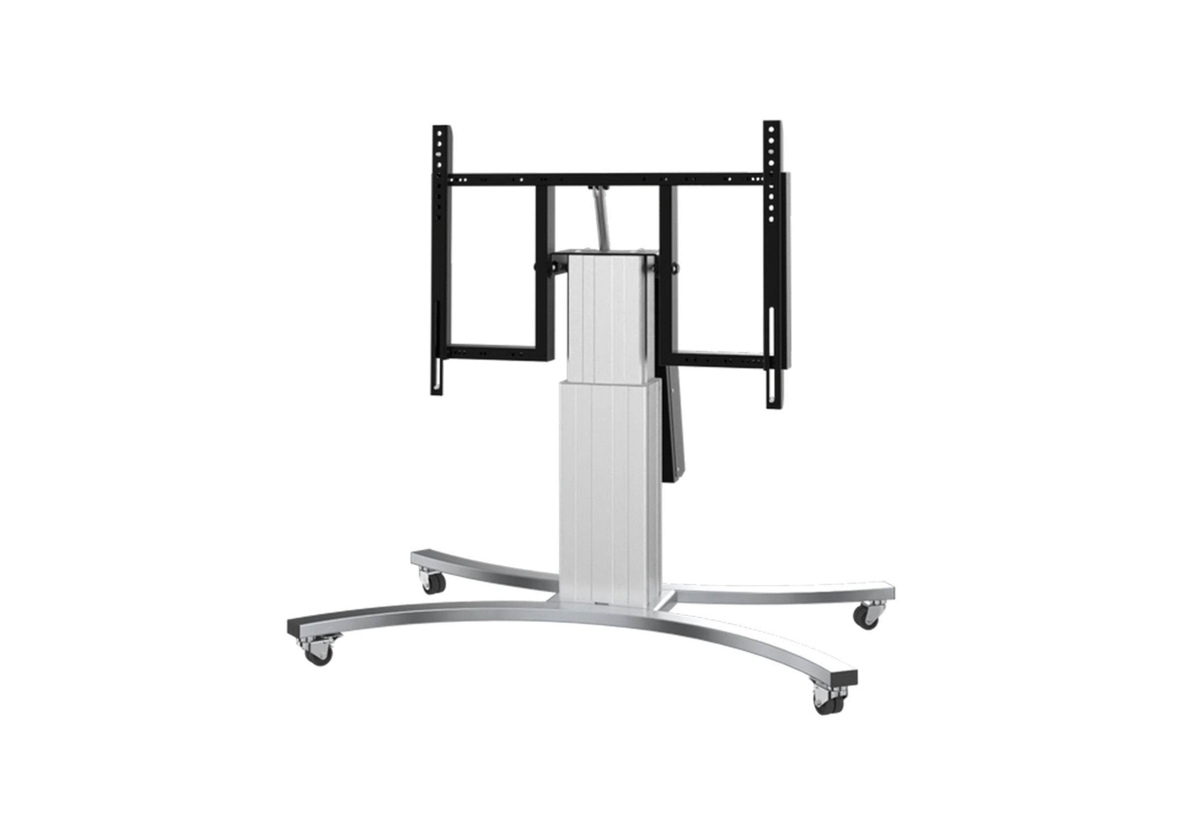 celexon Expert electrically height-adjustable display trolley Adjust-VS with tilt function