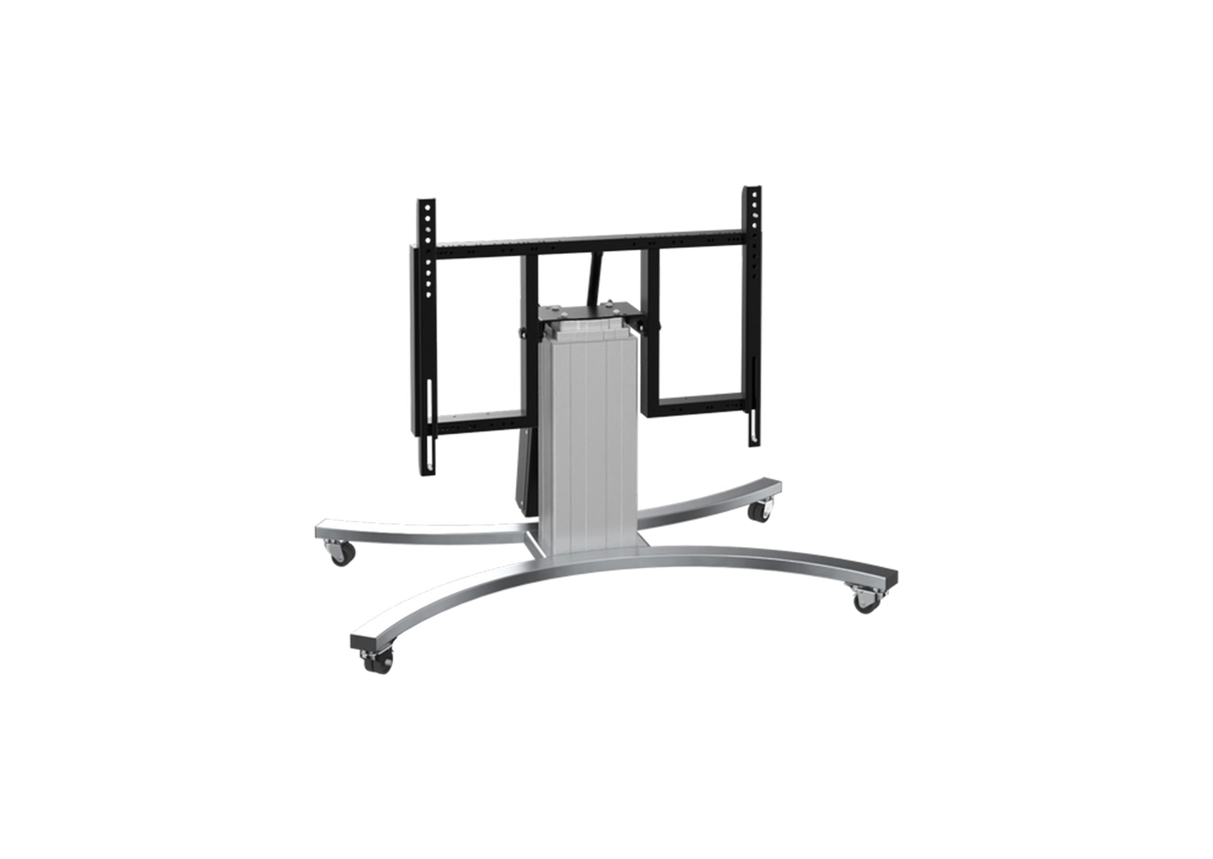 celexon Expert electrically height-adjustable display trolley Adjust-VS with tilt function