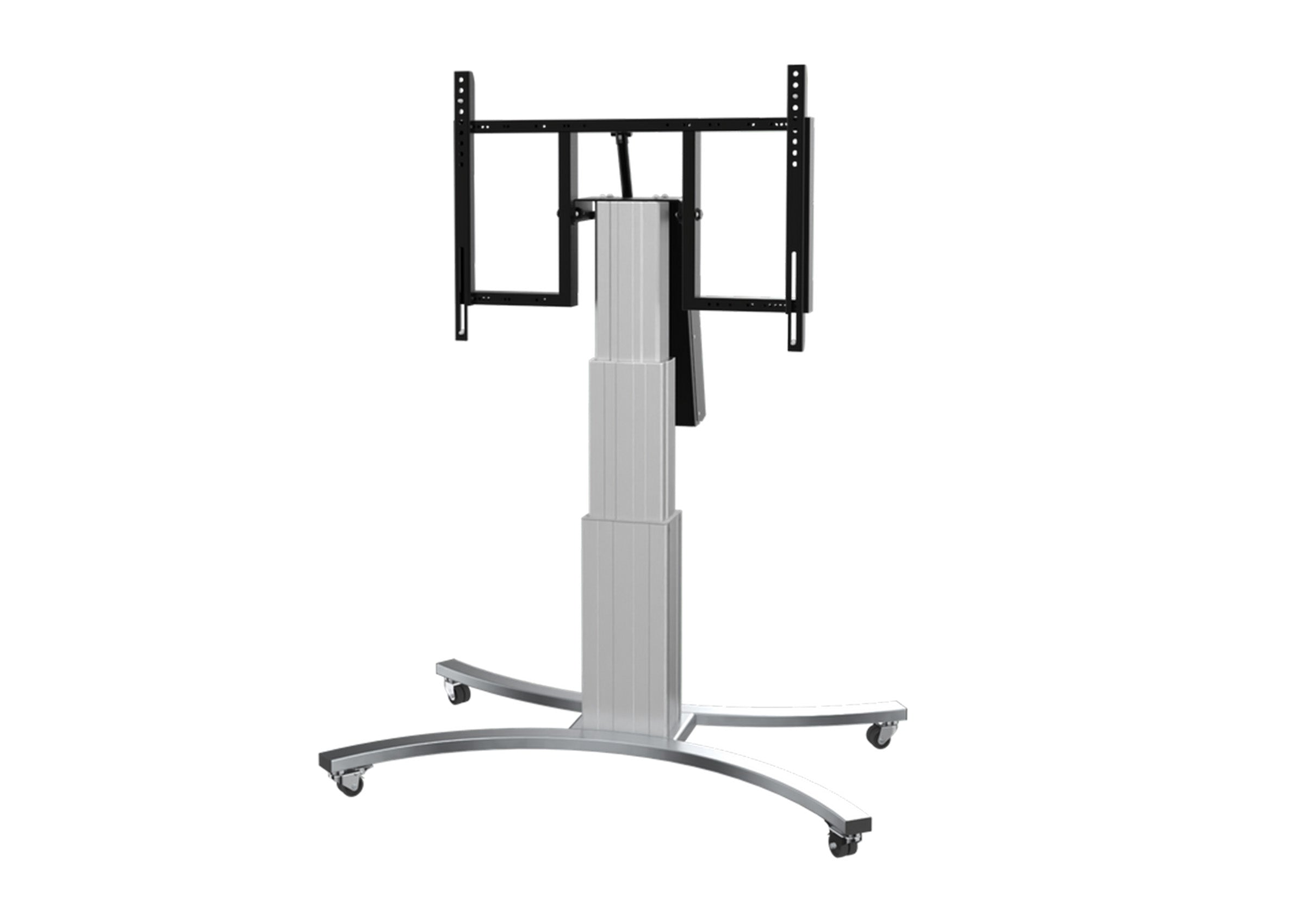 celexon Expert electrically height-adjustable display trolley Adjust-VS with tilt function