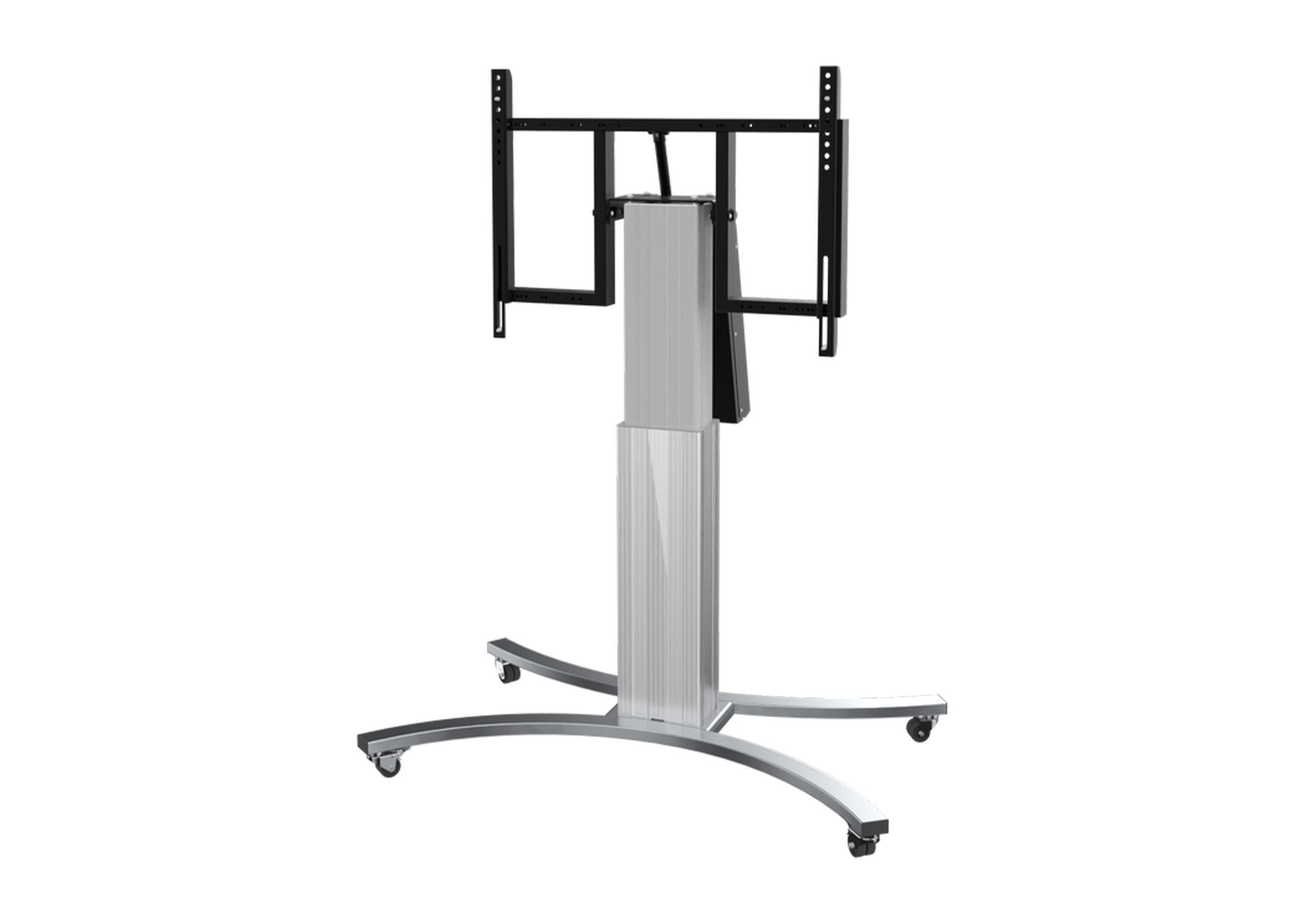 celexon Expert electrically height-adjustable display trolley Adjust-VS with tilt function