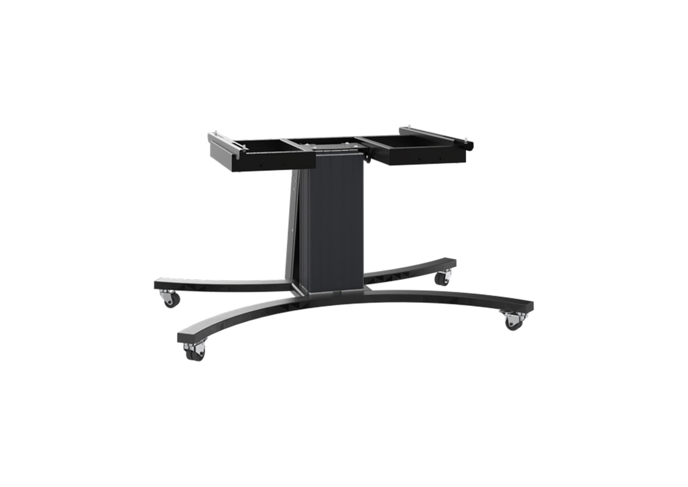 celexon Expert electrically height-adjustable display trolley Adjust-VB with tilt function