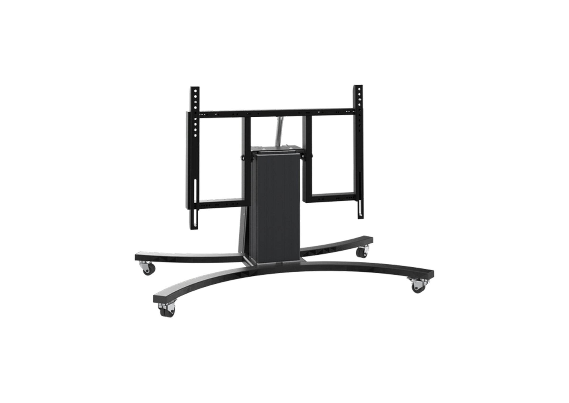 celexon Expert electrically height-adjustable display trolley Adjust-VB with tilt function