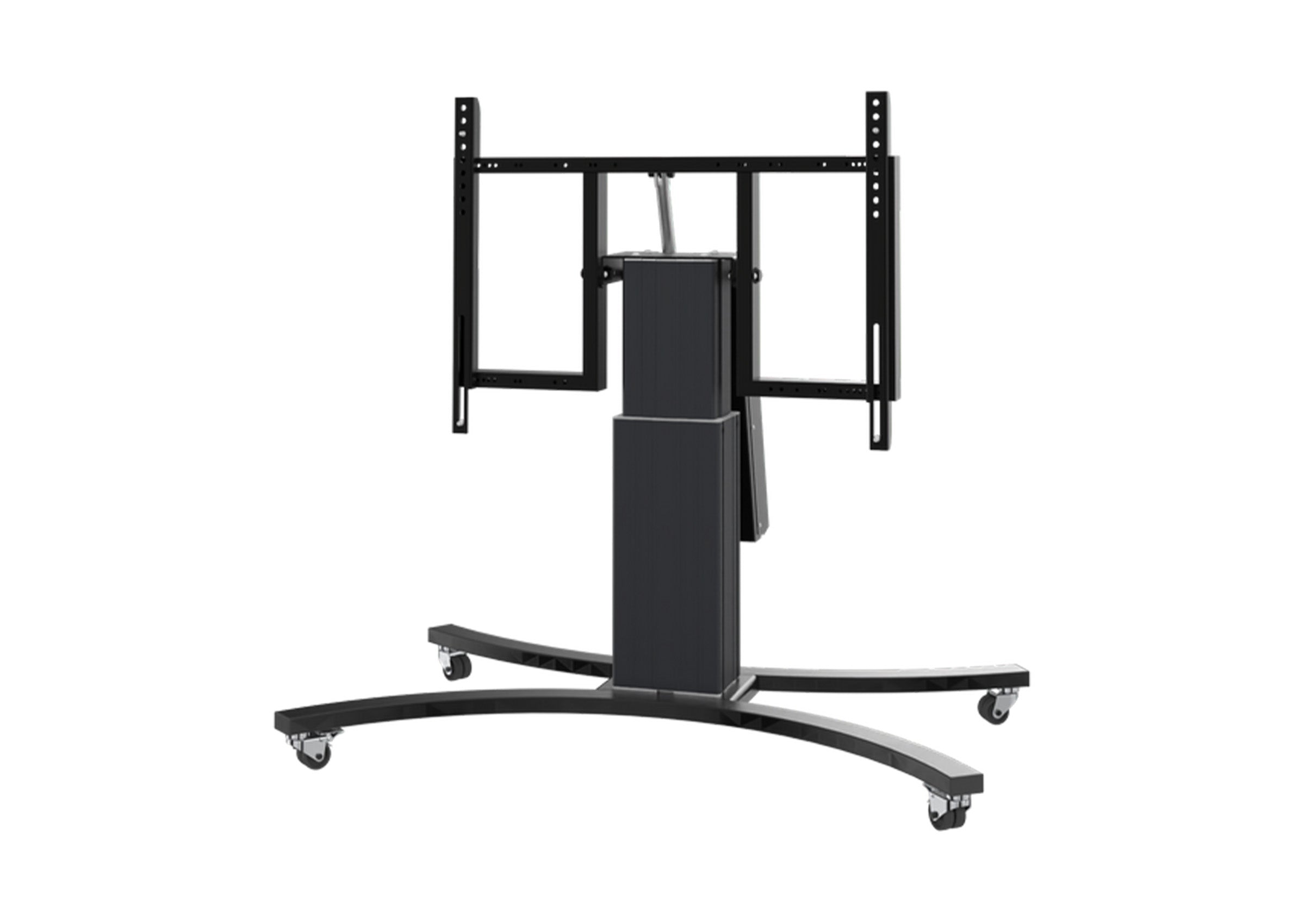 celexon Expert electrically height-adjustable display trolley Adjust-VB with tilt function