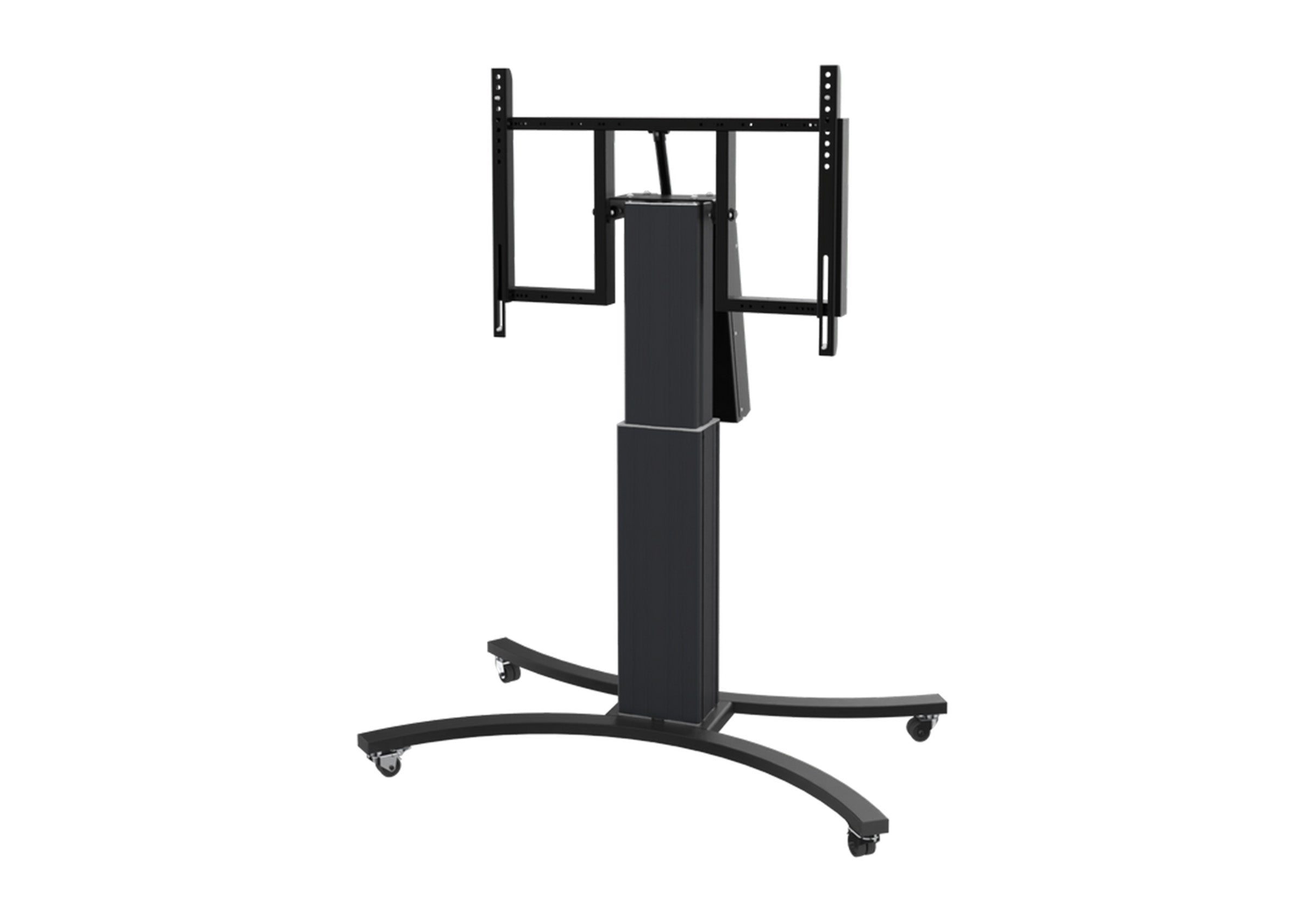 celexon Expert electrically height-adjustable display trolley Adjust-VB with tilt function