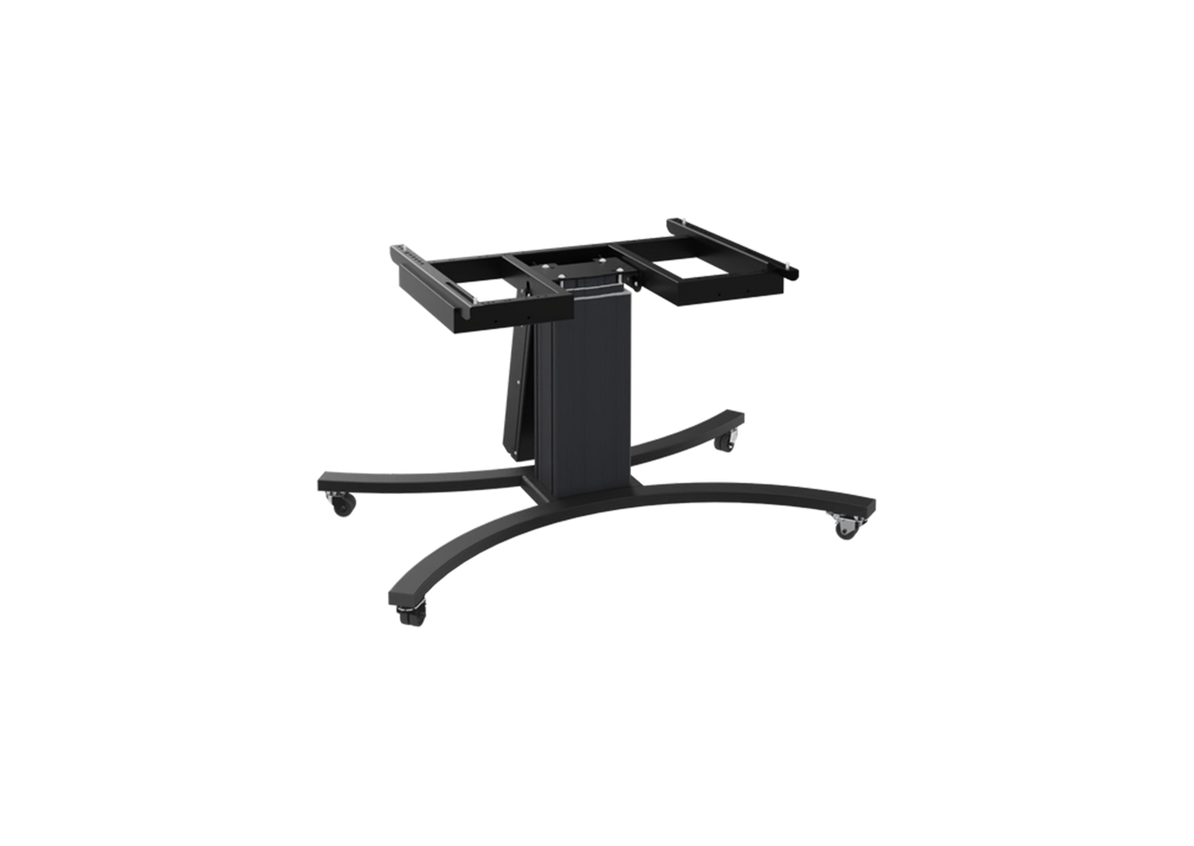 celexon Expert electrically height-adjustable display trolley Adjust-VB with tilt function