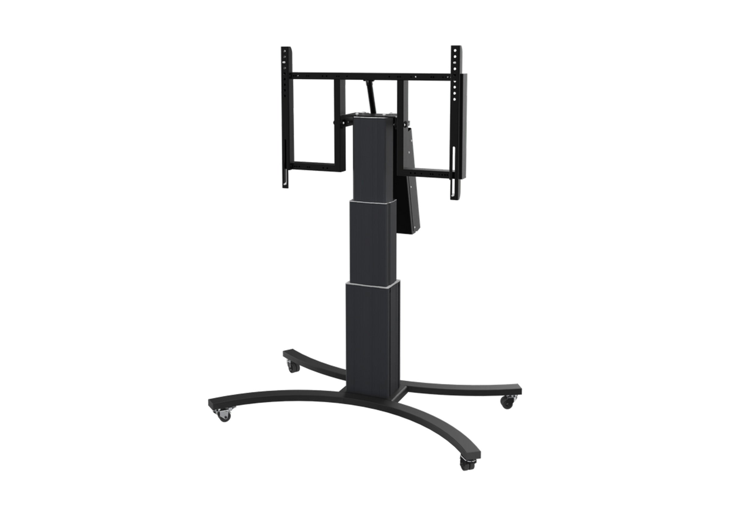 celexon Expert electrically height-adjustable display trolley Adjust-VB with tilt function