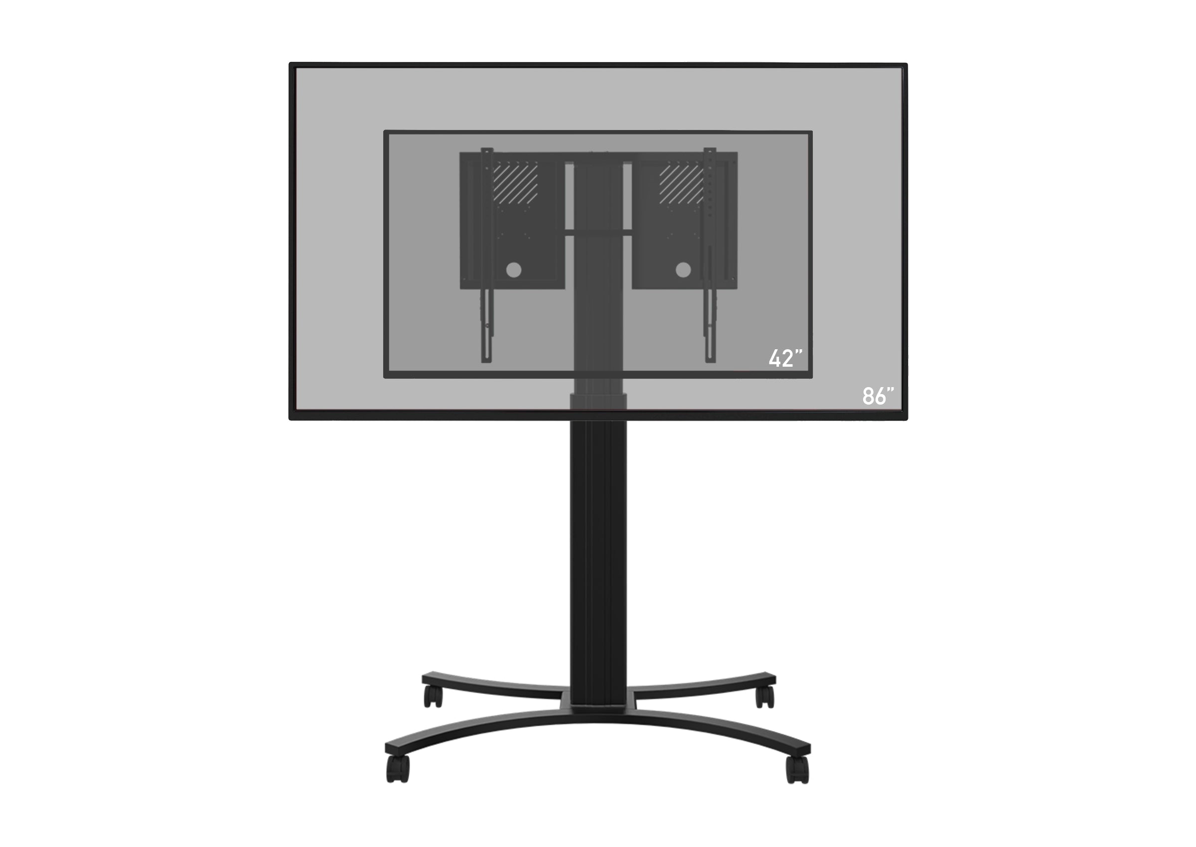 celexon Expert electrically height-adjustable display trolley for Samsung Flip