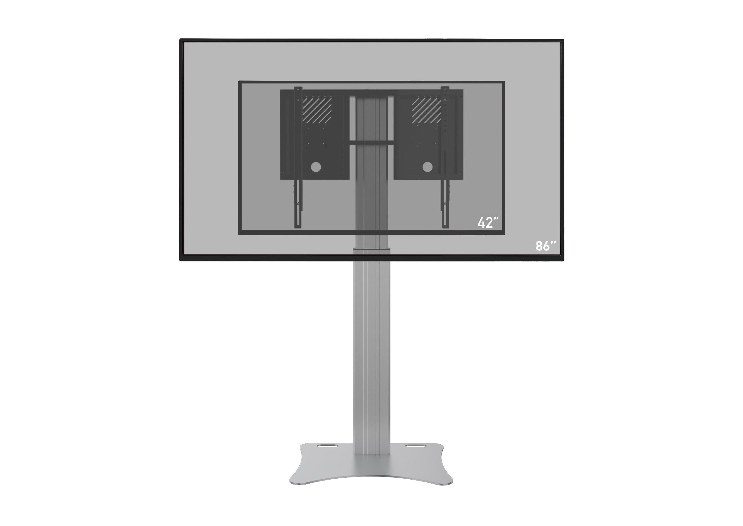 celexon Expert electrically height-adjustable display stand Adjust-4286PS