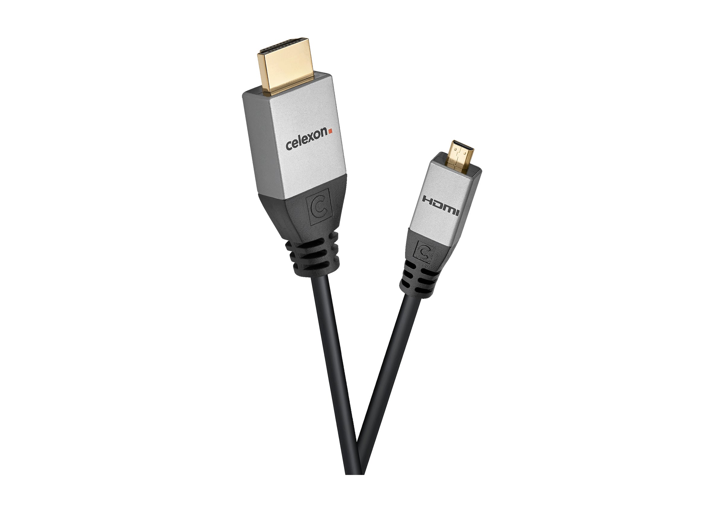 celexon HDMI to Micro HDMI cable with Ethernet - 2.0a/b 4K - Professional Line