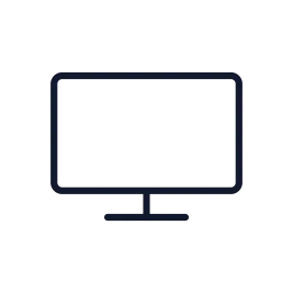 exempted icon of a monitor