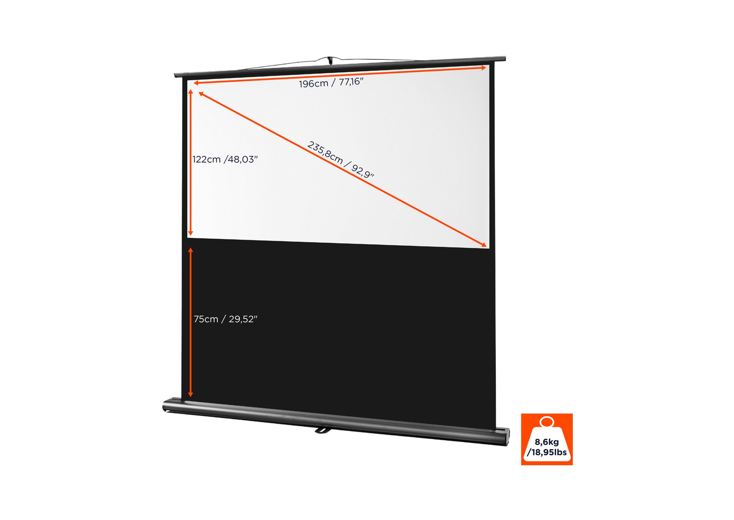 celexon Projector Screen Ultramobile Professional