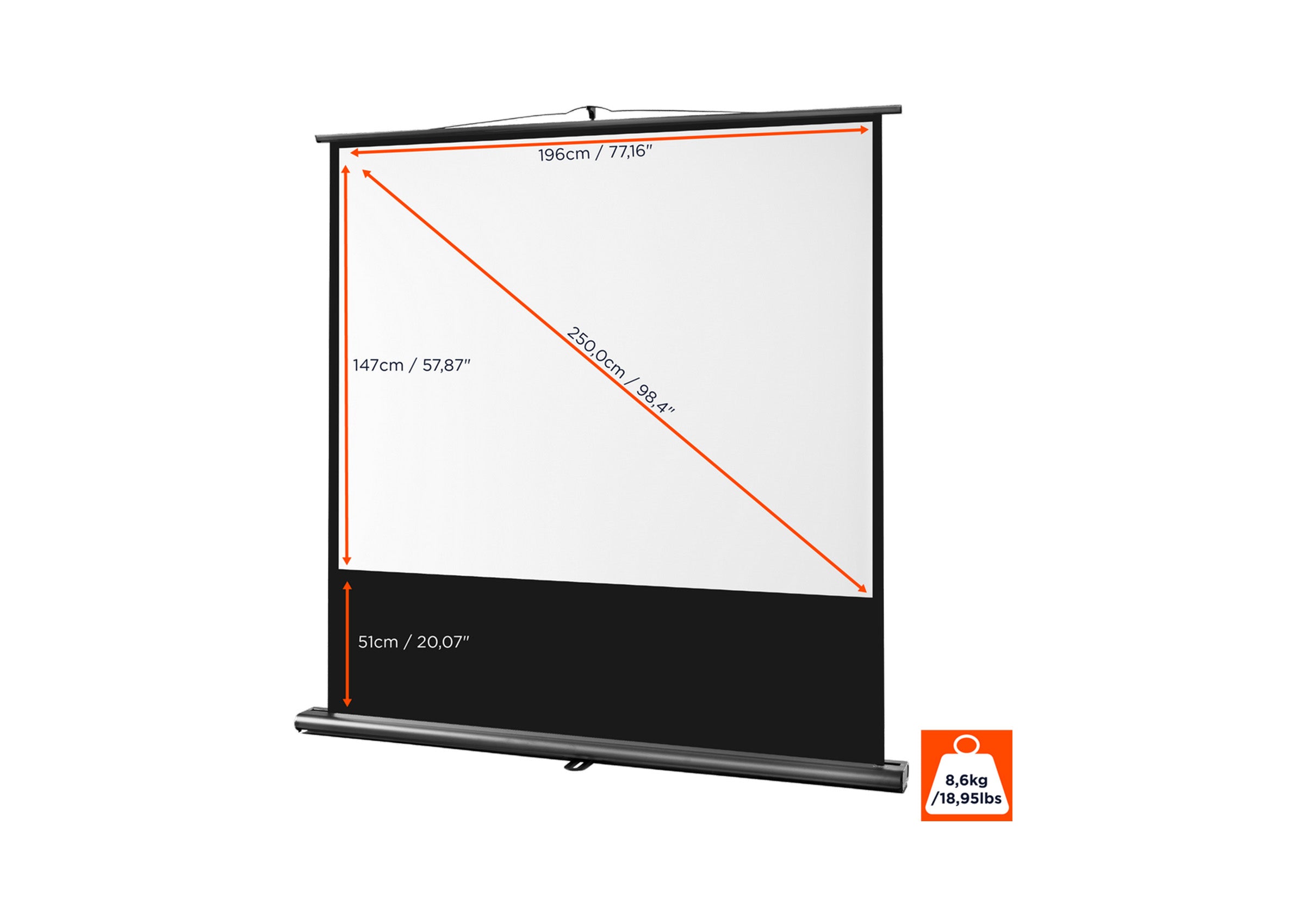 celexon Projector Screen Ultramobile Professional