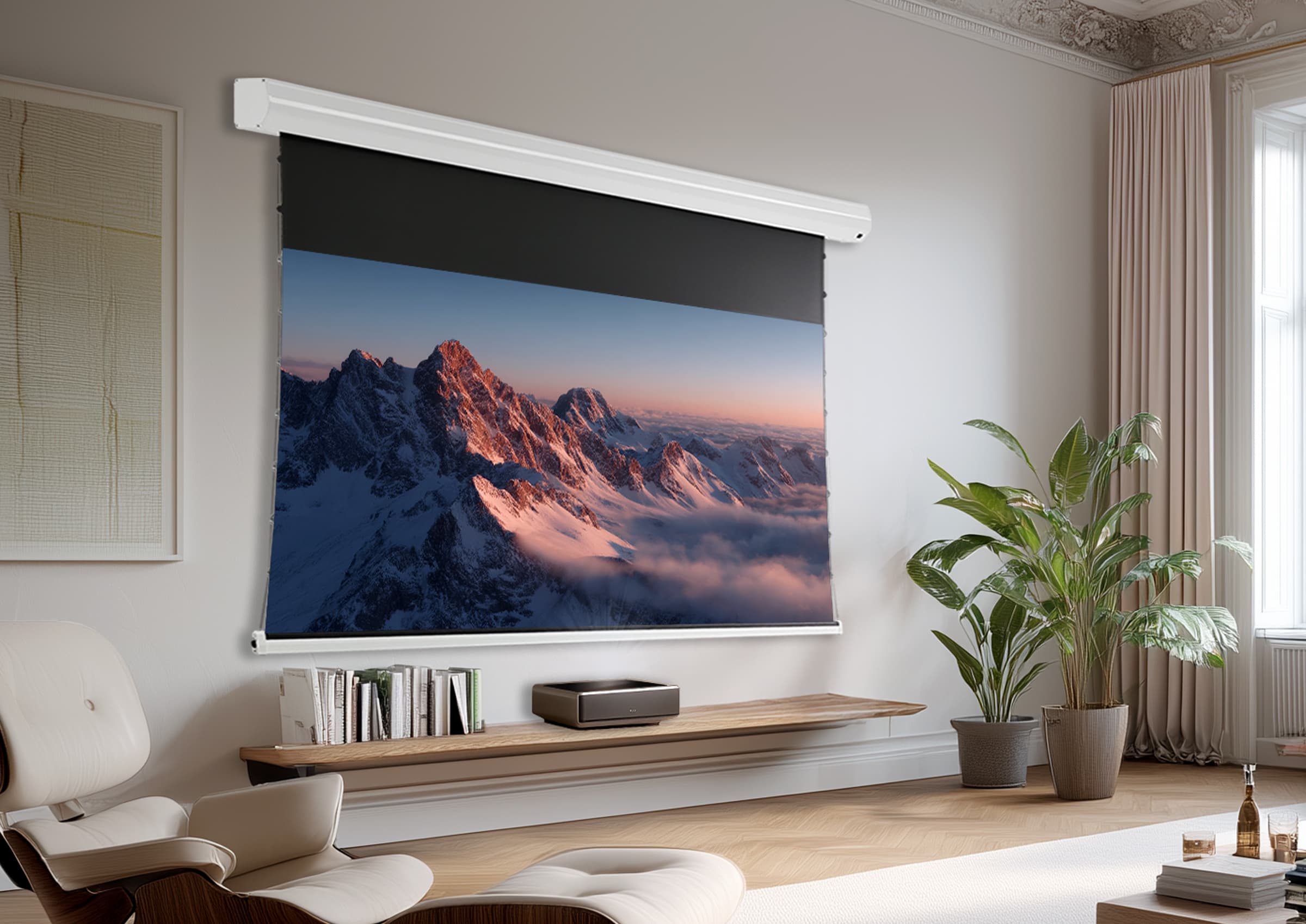celexon Screen Electric HomeCinema Plus Tension Projector Screen - CLR UST