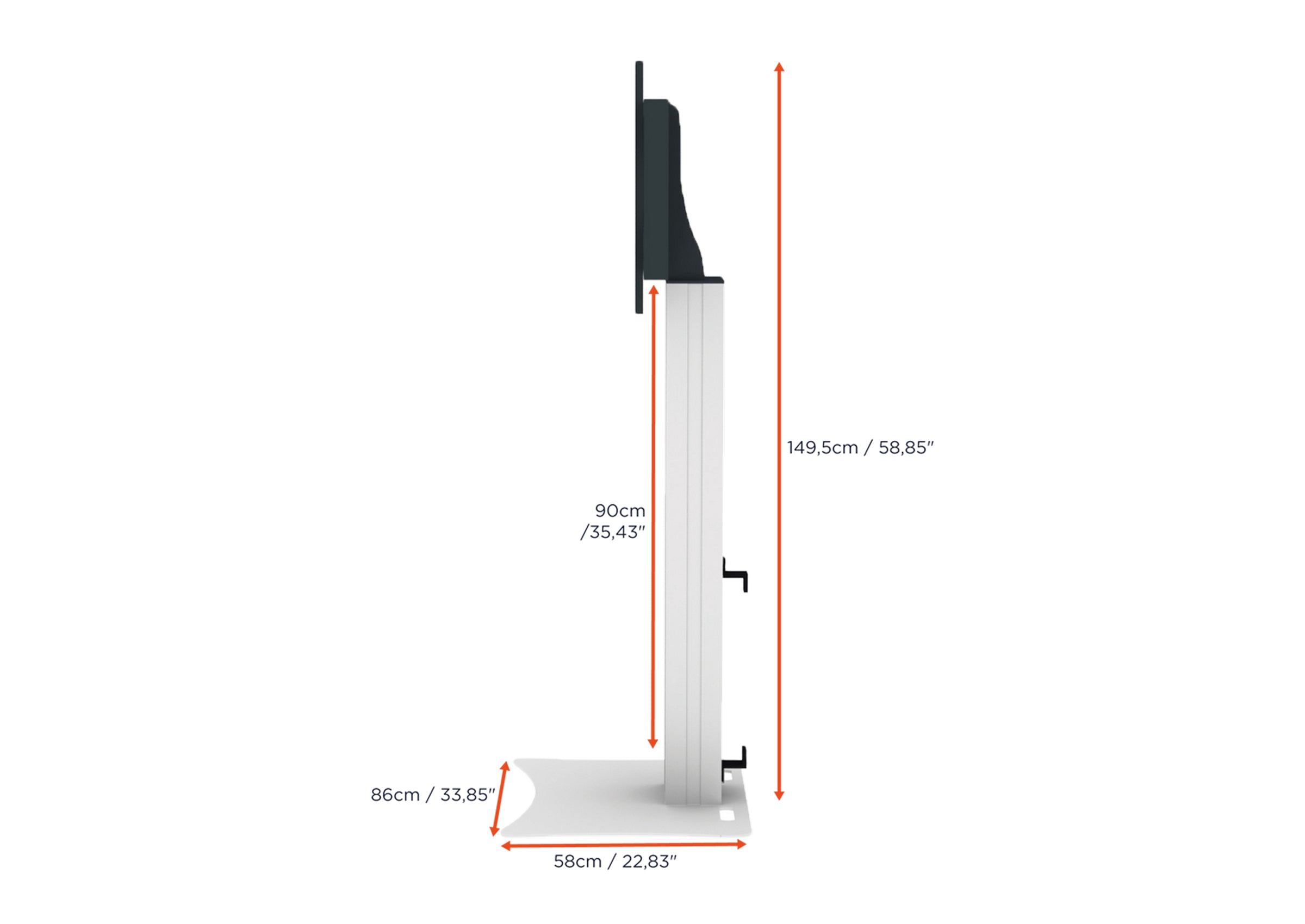 celexon Professional Plus display stand Fixed-42100P