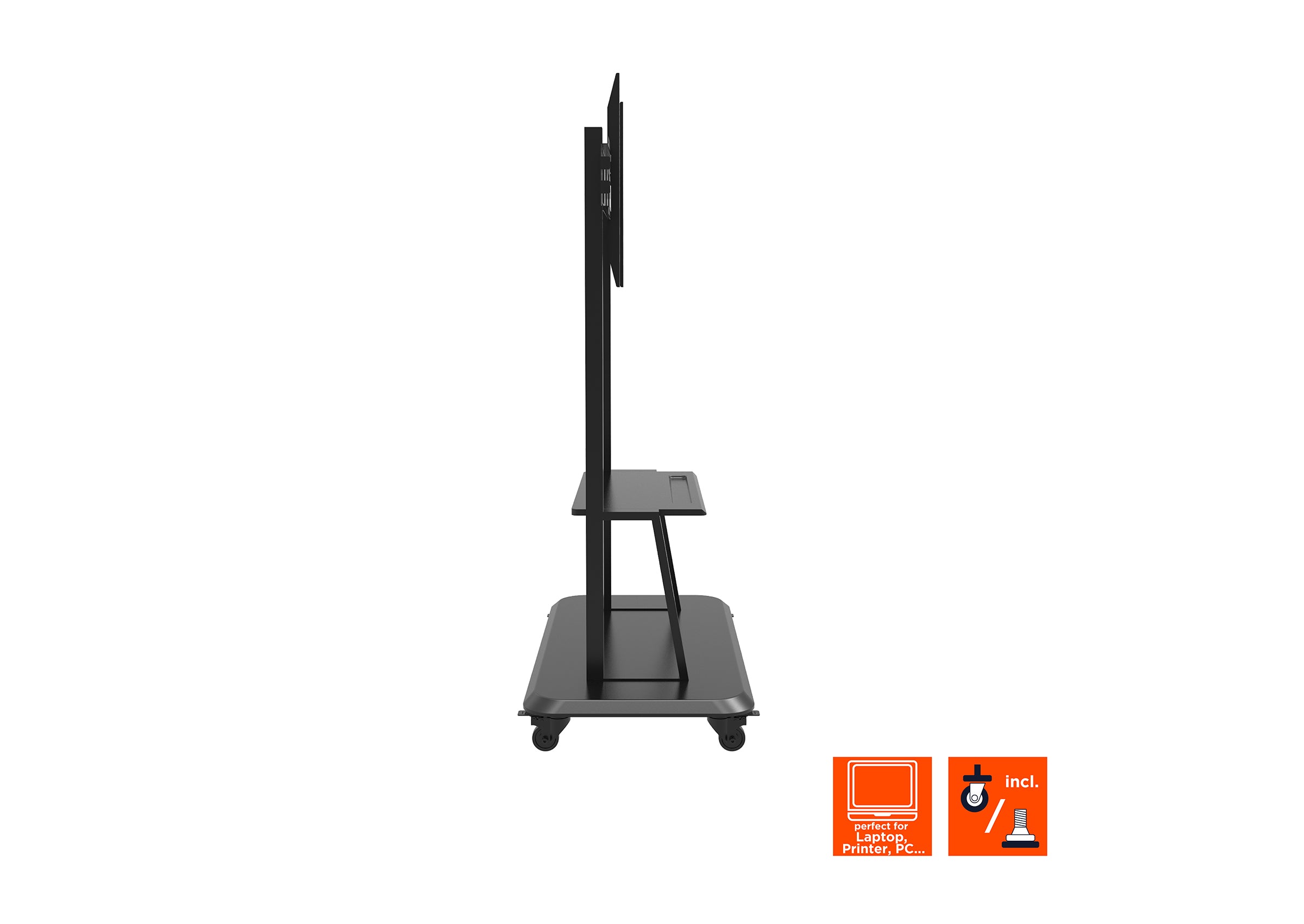 celexon Professional height-adjustable display trolley Adjust-55120MP