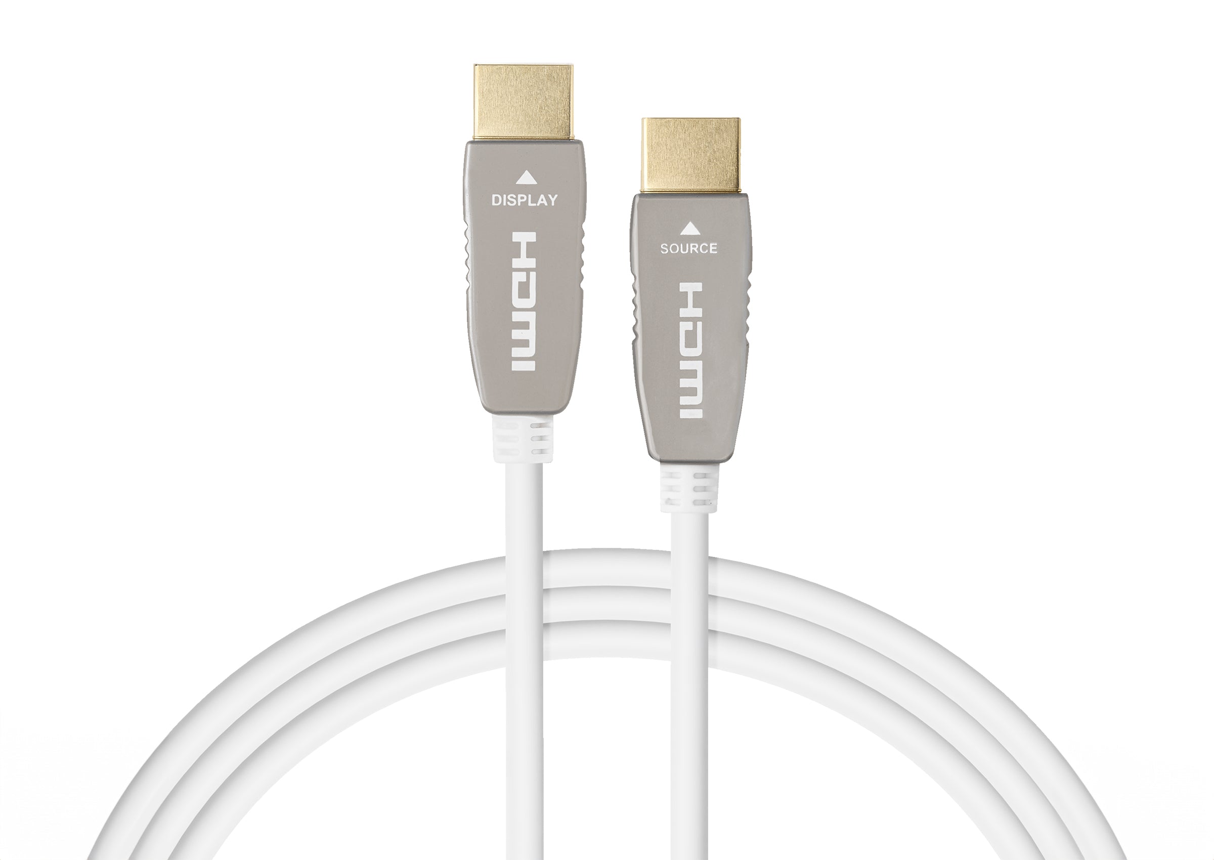 celexon UHD Optical Fibre HDMI 2.0b Active Cable, white